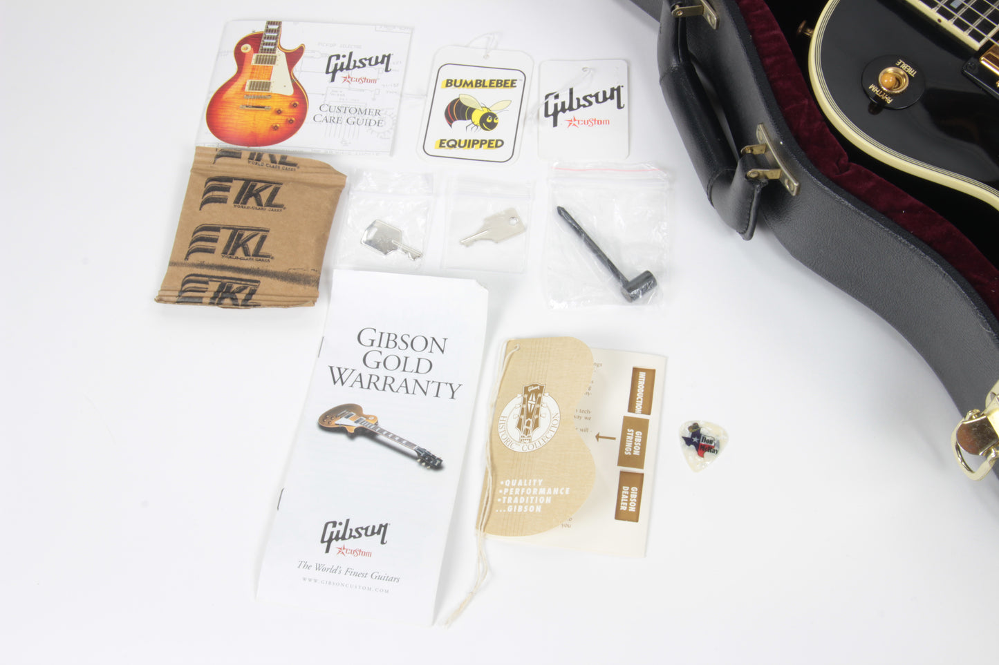 1957 Gibson Les Paul Custom Reissue Bigsby 3 Pickups! LPB-3 Black Beauty Historic 57