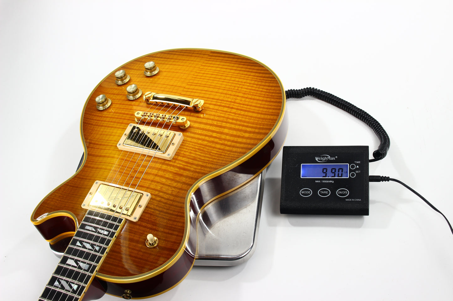 KILLER TOP! 2007 Gibson Custom Shop Les Paul Figured w/ Super 400 Inlays Limited Edition -- 25/50 vibes, Butterscotch, 1959 '59 The Best!