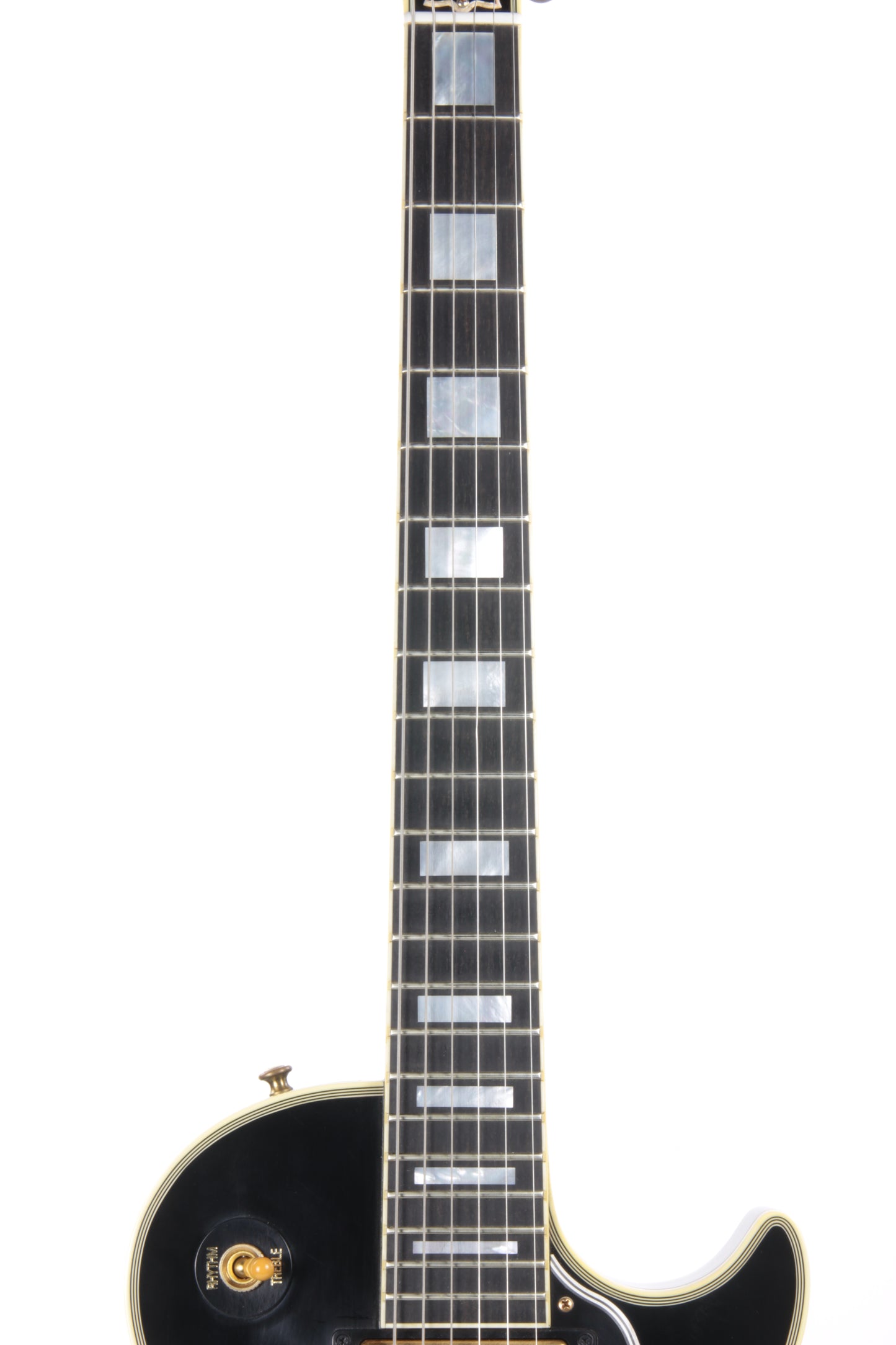 1957 Gibson Les Paul Custom Reissue Bigsby 3 Pickups! LPB-3 Black Beauty Historic 57