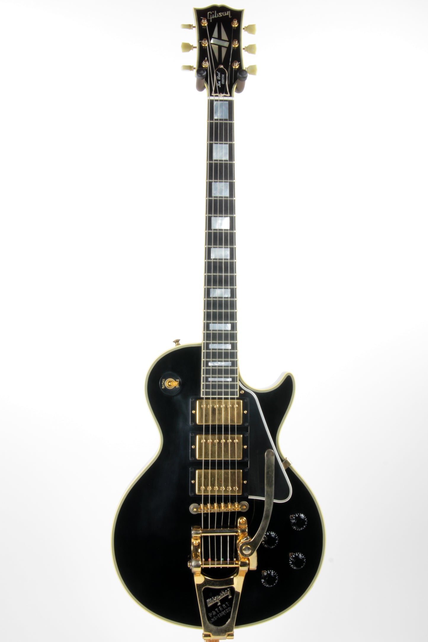 1957 Gibson Les Paul Custom Reissue Bigsby 3 Pickups! LPB-3 Black Beauty Historic 57