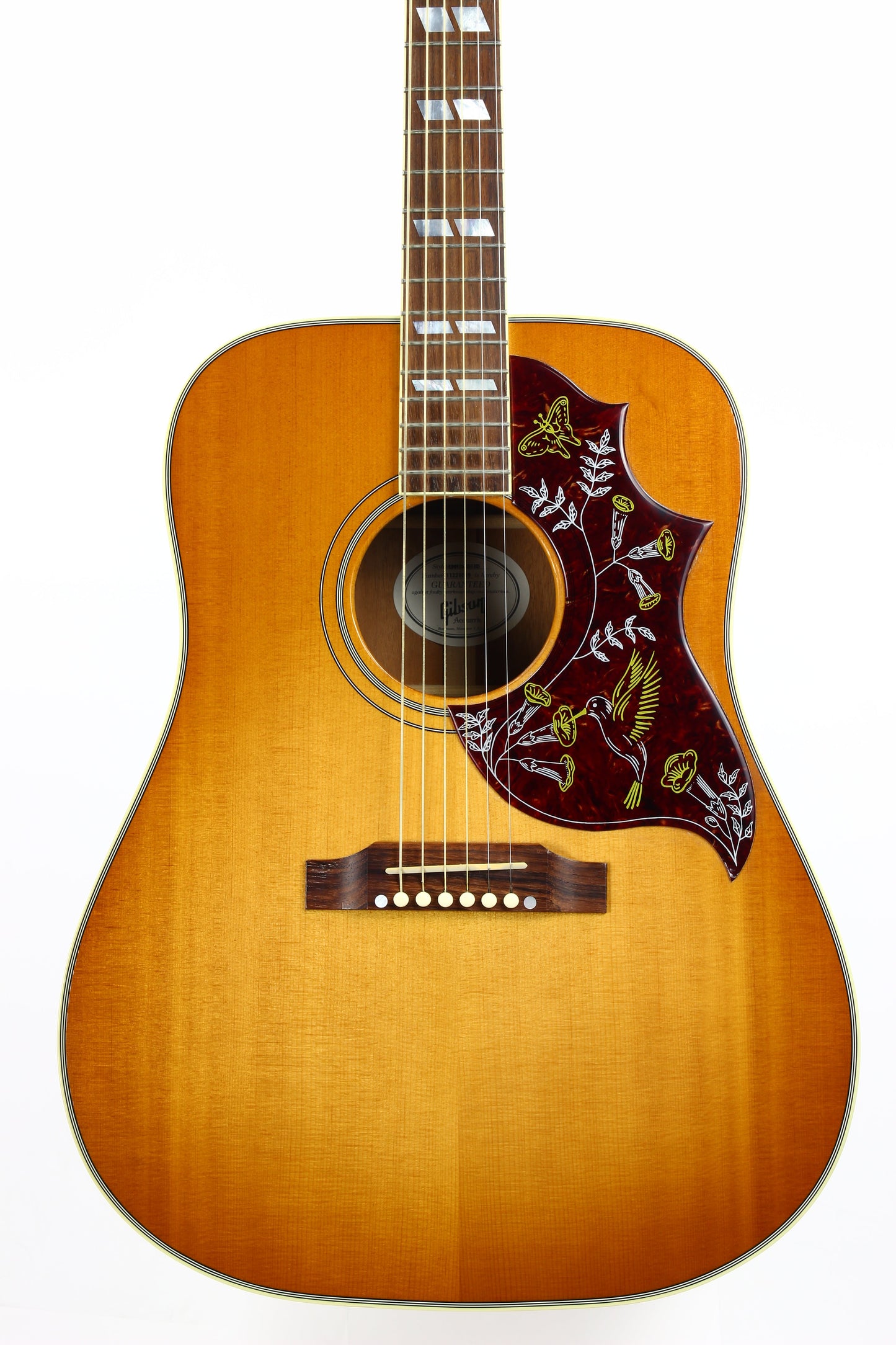 2011 Gibson Montana Hummingbird Standard Vintage Honeyburst Sunburst - Player Dreadnought j45 dove
