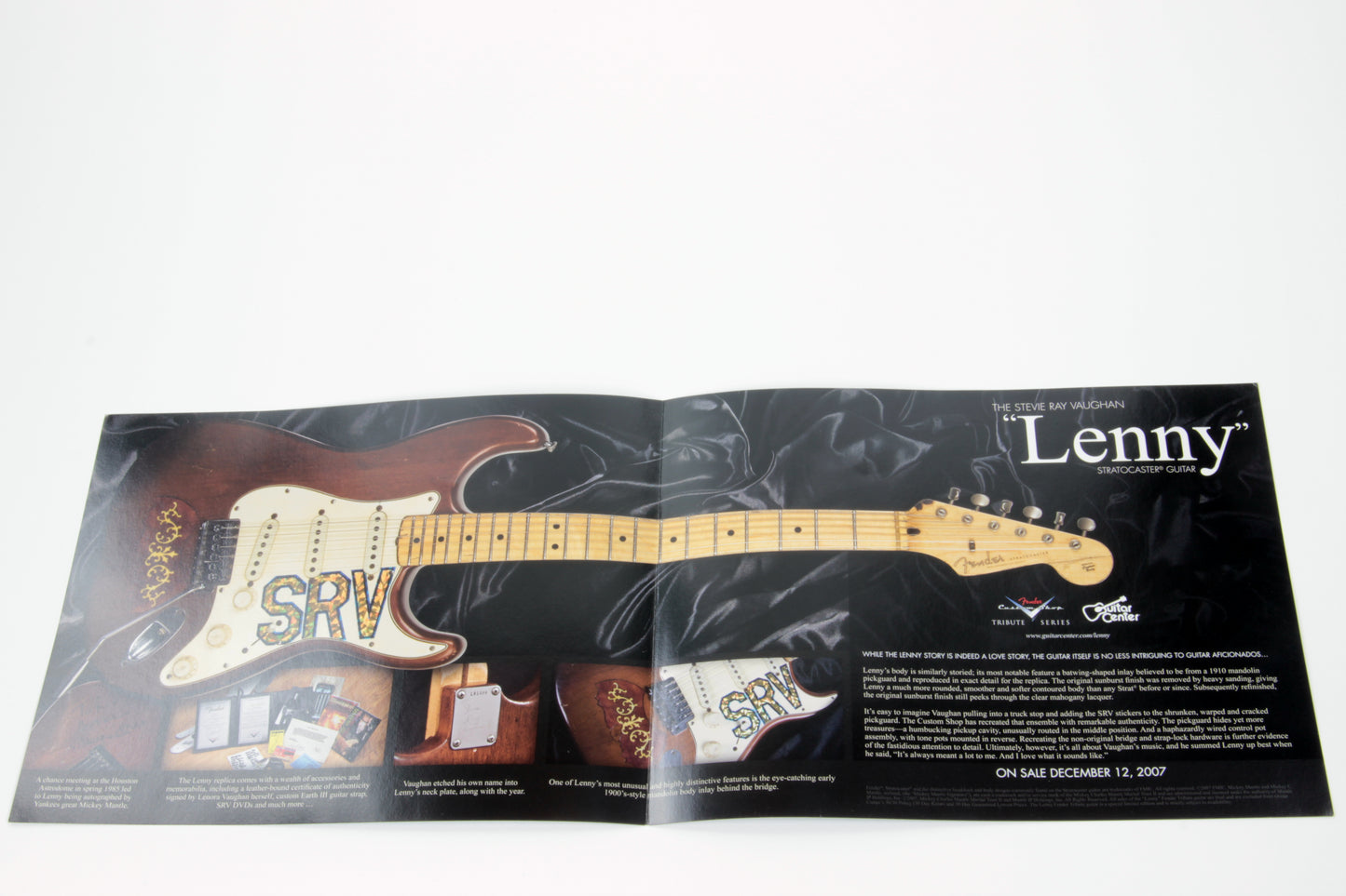 Fender Custom Shop MASTERBUILT Stevie Ray Vaughan LENNY Stratocaster SRV Tribute Strat