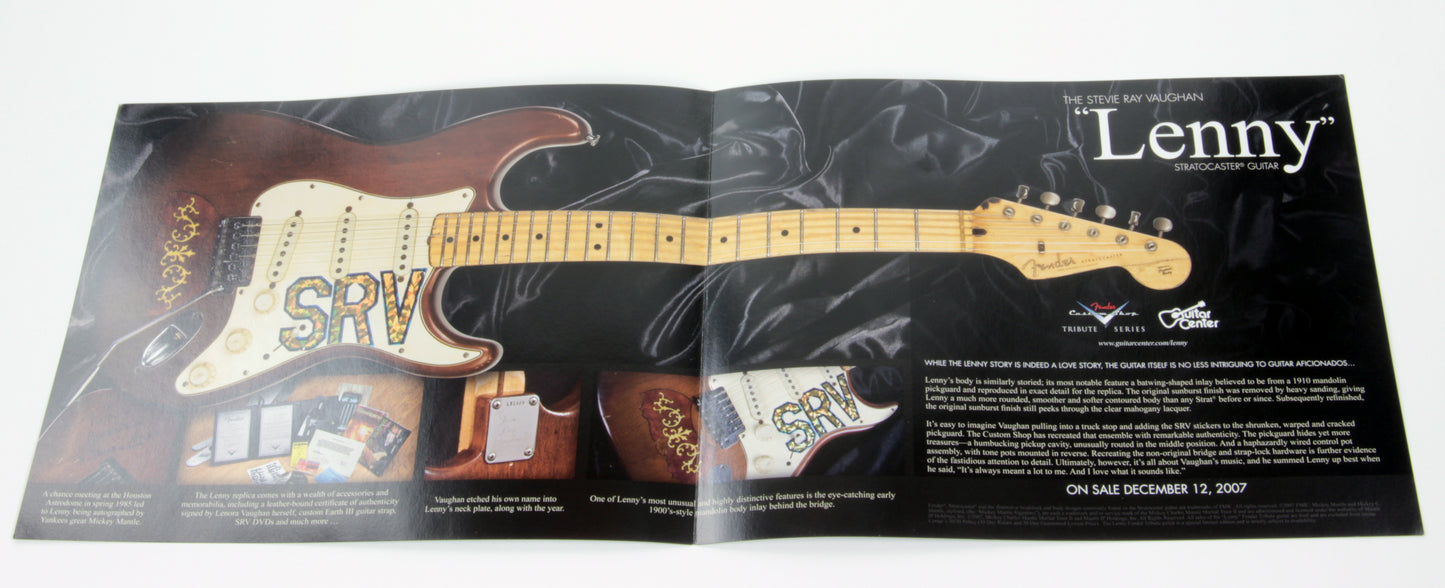 Fender Custom Shop MASTERBUILT Stevie Ray Vaughan LENNY Stratocaster SRV Tribute Strat