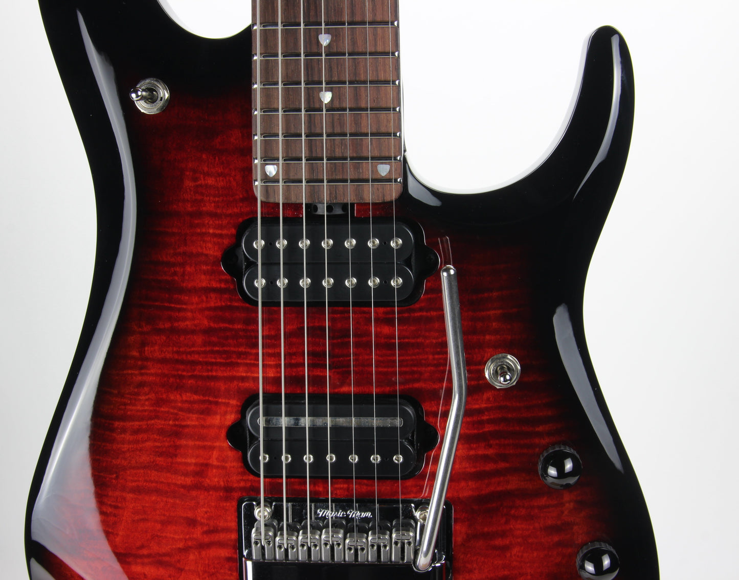2018 Ernie Ball Music Man BFR 7-String John Petrucci JP7 Family Reserve RUBY RED Piezo