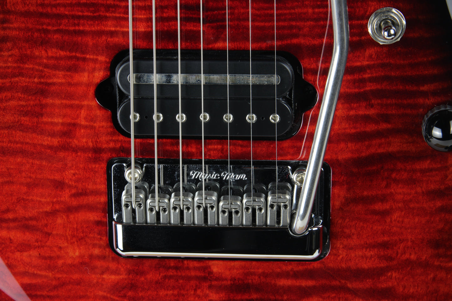 2018 Ernie Ball Music Man BFR 7-String John Petrucci JP7 Family Reserve RUBY RED Piezo