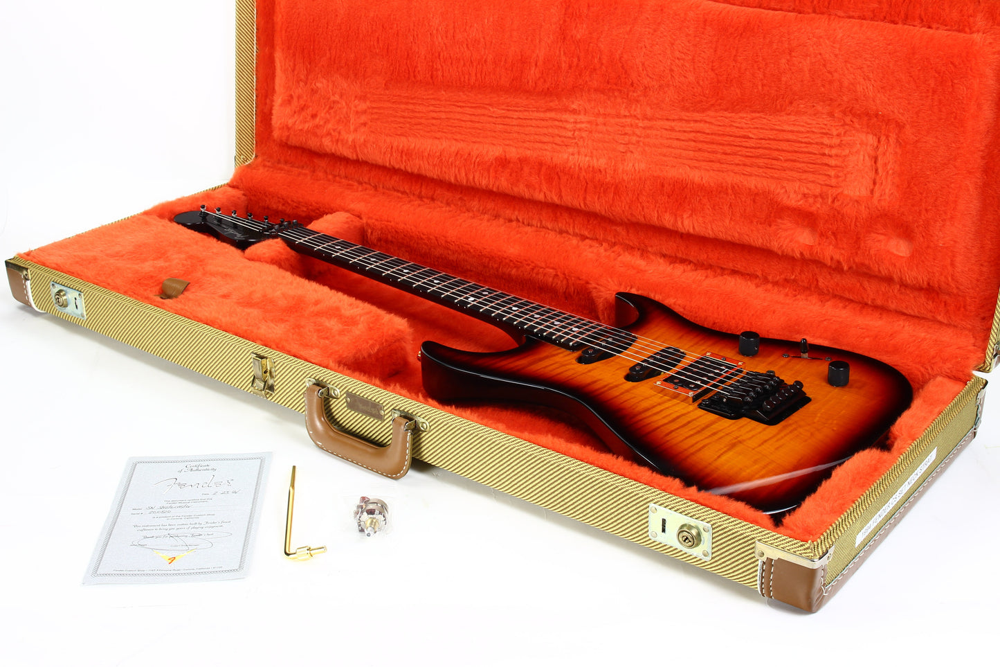 1994 Fender Custom Shop Set Neck SN Stratocaster Floyd Rose Reverse Headstock Flame Top - John Page Era! Rare Guitar!