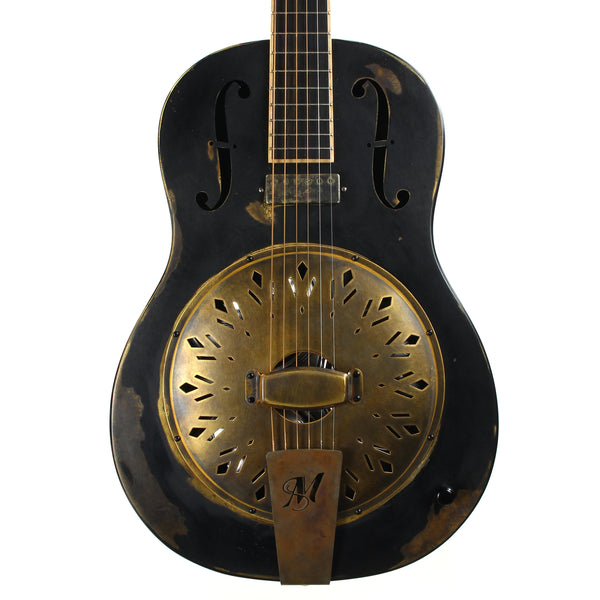 *SOLD* 2022 Mule Resophonics Resonator Electric Guitar -- Brass