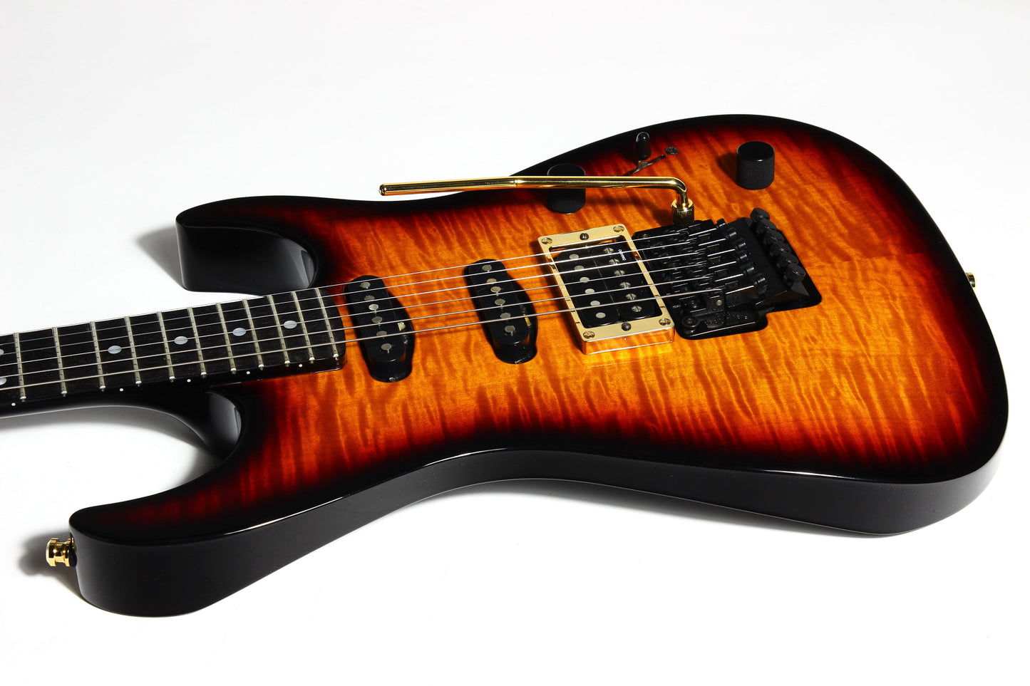1994 Fender Custom Shop Set Neck SN Stratocaster Floyd Rose Reverse Headstock Flame Top - John Page Era! Rare Guitar!