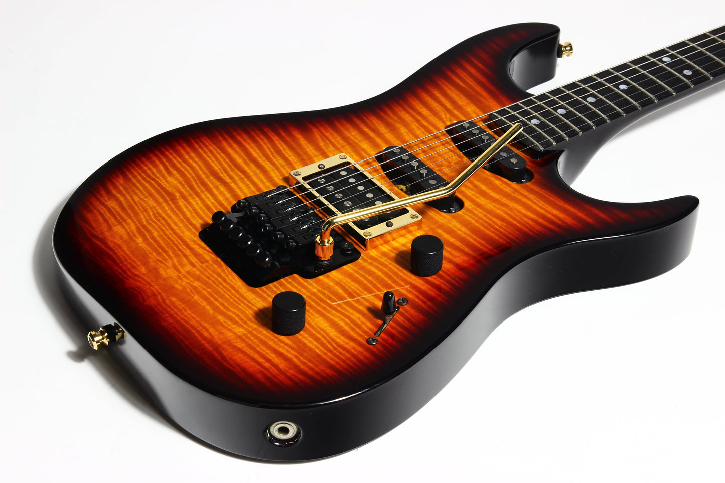 1994 Fender Custom Shop Set Neck SN Stratocaster Floyd Rose Reverse Headstock Flame Top - John Page Era! Rare Guitar!
