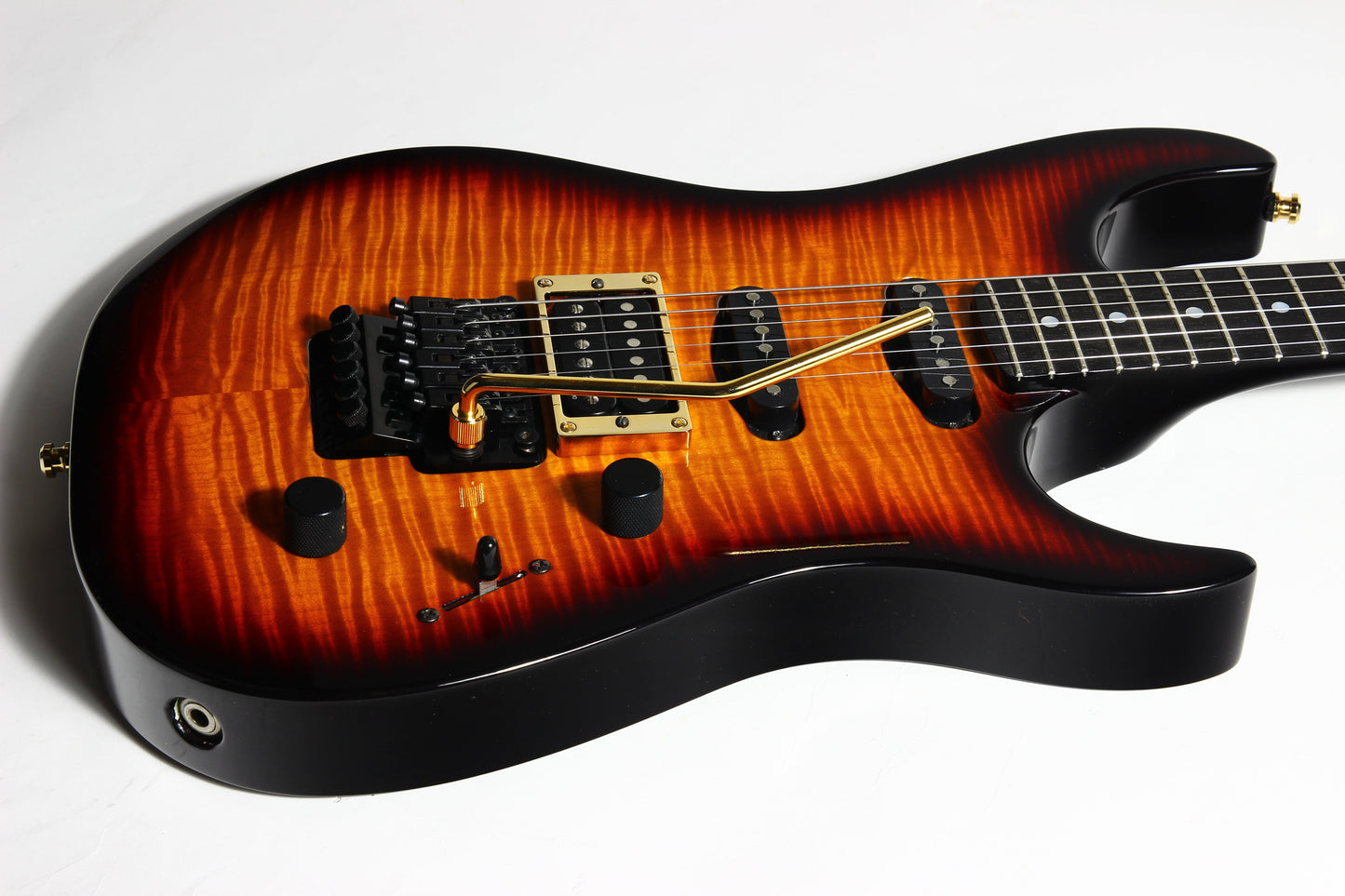 1994 Fender Custom Shop Set Neck SN Stratocaster Floyd Rose Reverse Headstock Flame Top - John Page Era! Rare Guitar!