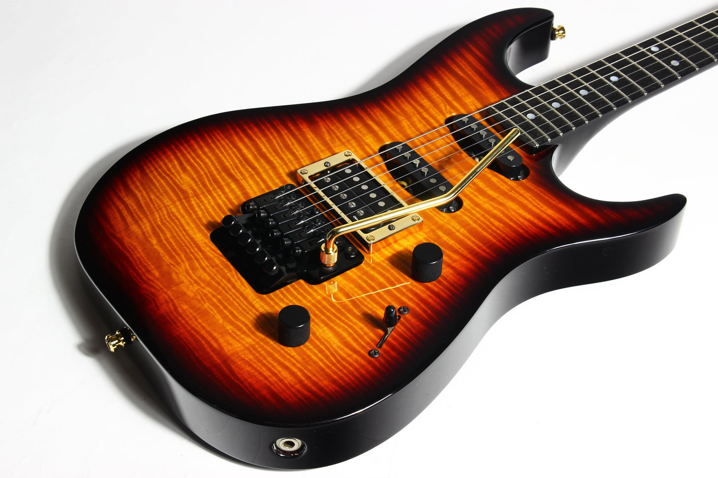 1994 Fender Custom Shop Set Neck SN Stratocaster Floyd Rose Reverse Headstock Flame Top - John Page Era! Rare Guitar!