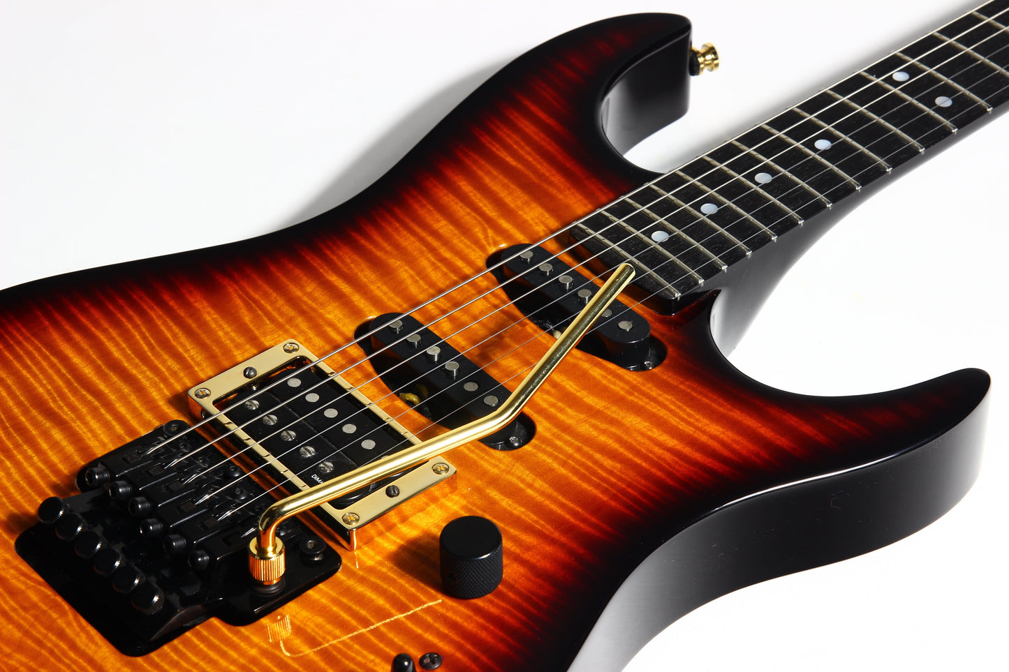 1994 Fender Custom Shop Set Neck SN Stratocaster Floyd Rose Reverse Headstock Flame Top - John Page Era! Rare Guitar!