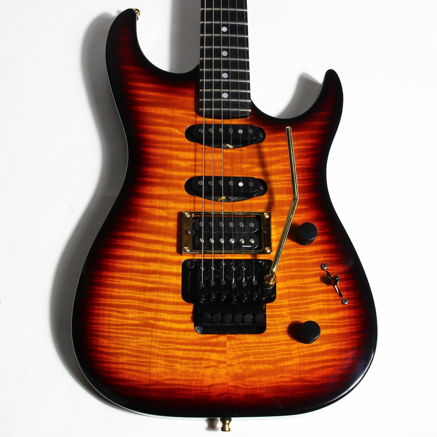 1994 Fender Custom Shop Set Neck SN Stratocaster Floyd Rose Reverse Headstock Flame Top - John Page Era! Rare Guitar!