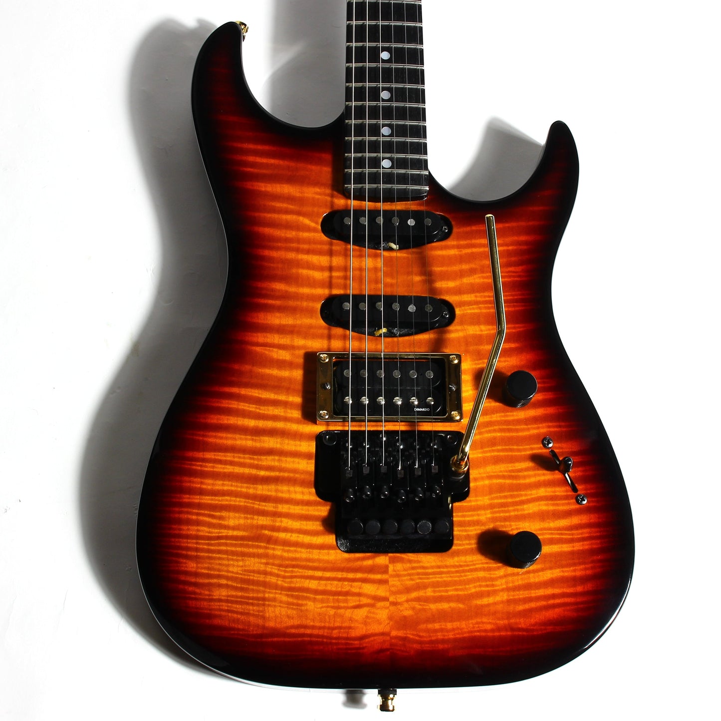 1994 Fender Custom Shop Set Neck SN Stratocaster Floyd Rose Reverse Headstock Flame Top - John Page Era! Rare Guitar!