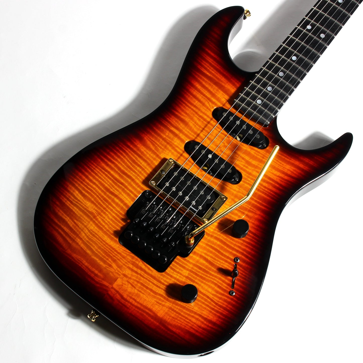 1994 Fender Custom Shop Set Neck SN Stratocaster Floyd Rose Reverse Headstock Flame Top - John Page Era! Rare Guitar!