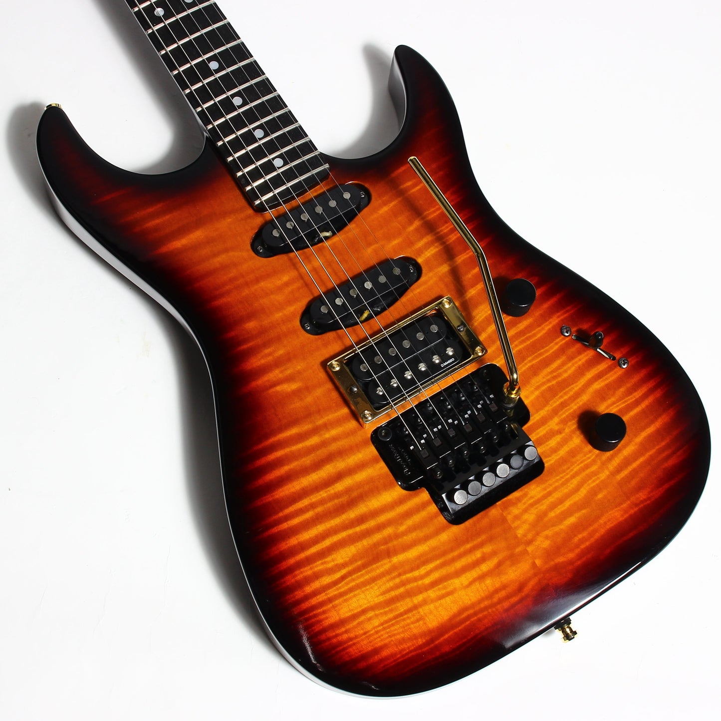 1994 Fender Custom Shop Set Neck SN Stratocaster Floyd Rose Reverse Headstock Flame Top - John Page Era! Rare Guitar!