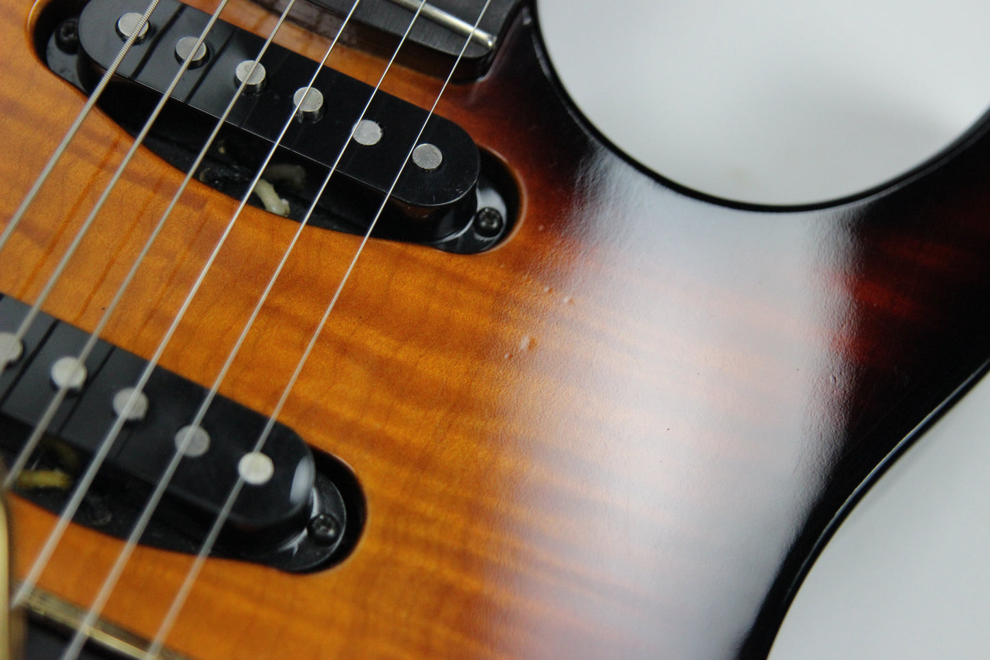 1994 Fender Custom Shop Set Neck SN Stratocaster Floyd Rose Reverse Headstock Flame Top - John Page Era! Rare Guitar!