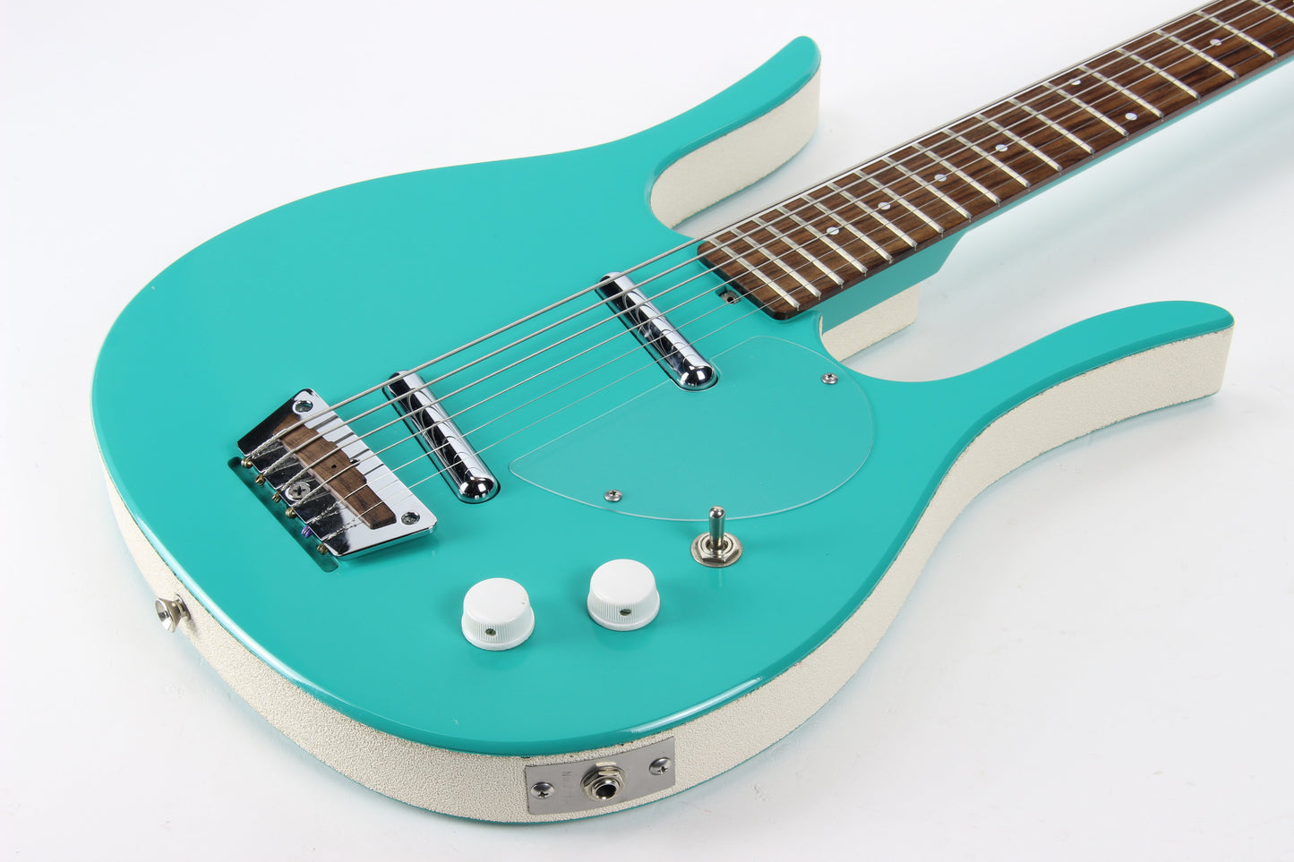 1995 Jerry Jones Neptune Longhorn Baritone Bass VI 6-String Guitar - SEA FOAM GREEN!