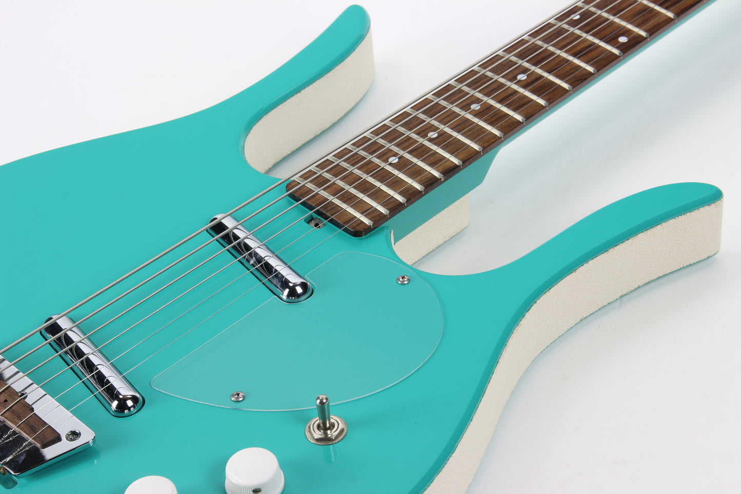 1995 Jerry Jones Neptune Longhorn Baritone Bass VI 6-String Guitar - SEA FOAM GREEN!