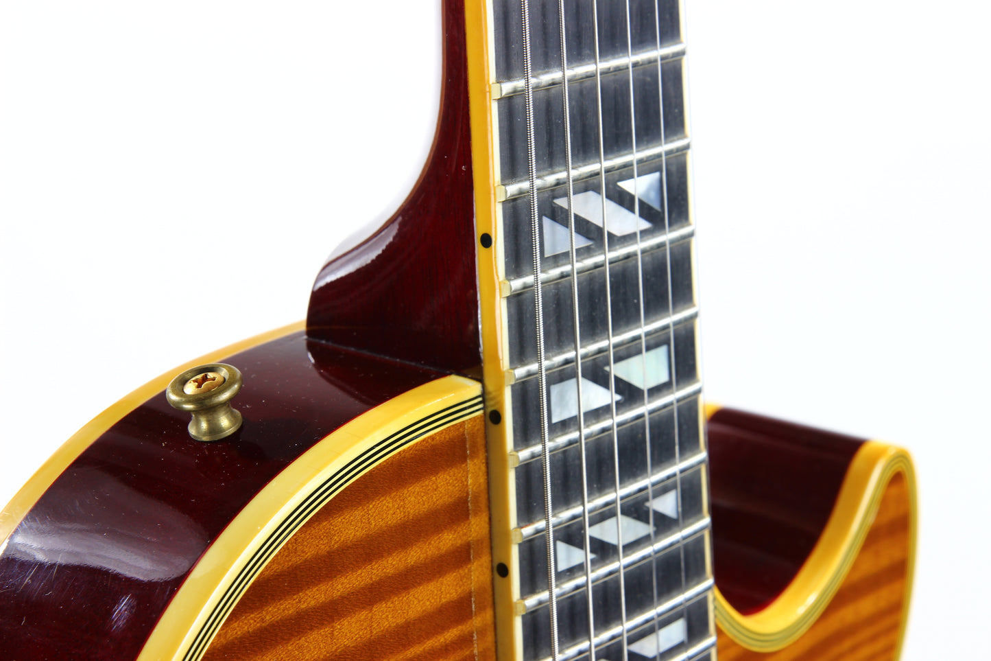 KILLER TOP! 2007 Gibson Custom Shop Les Paul Figured w/ Super 400 Inlays Limited Edition -- 25/50 vibes, Butterscotch, 1959 '59 The Best!