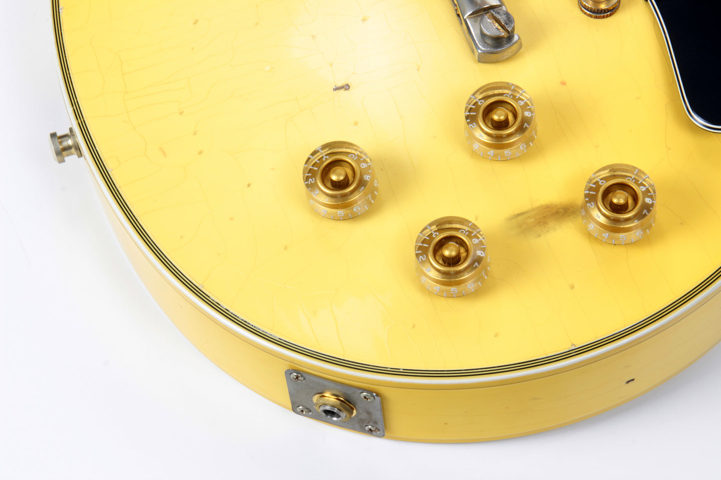 2010 Gibson Custom Shop RANDY RHOADS AGED 1974 Les Paul White '74 Reissue Signature Model