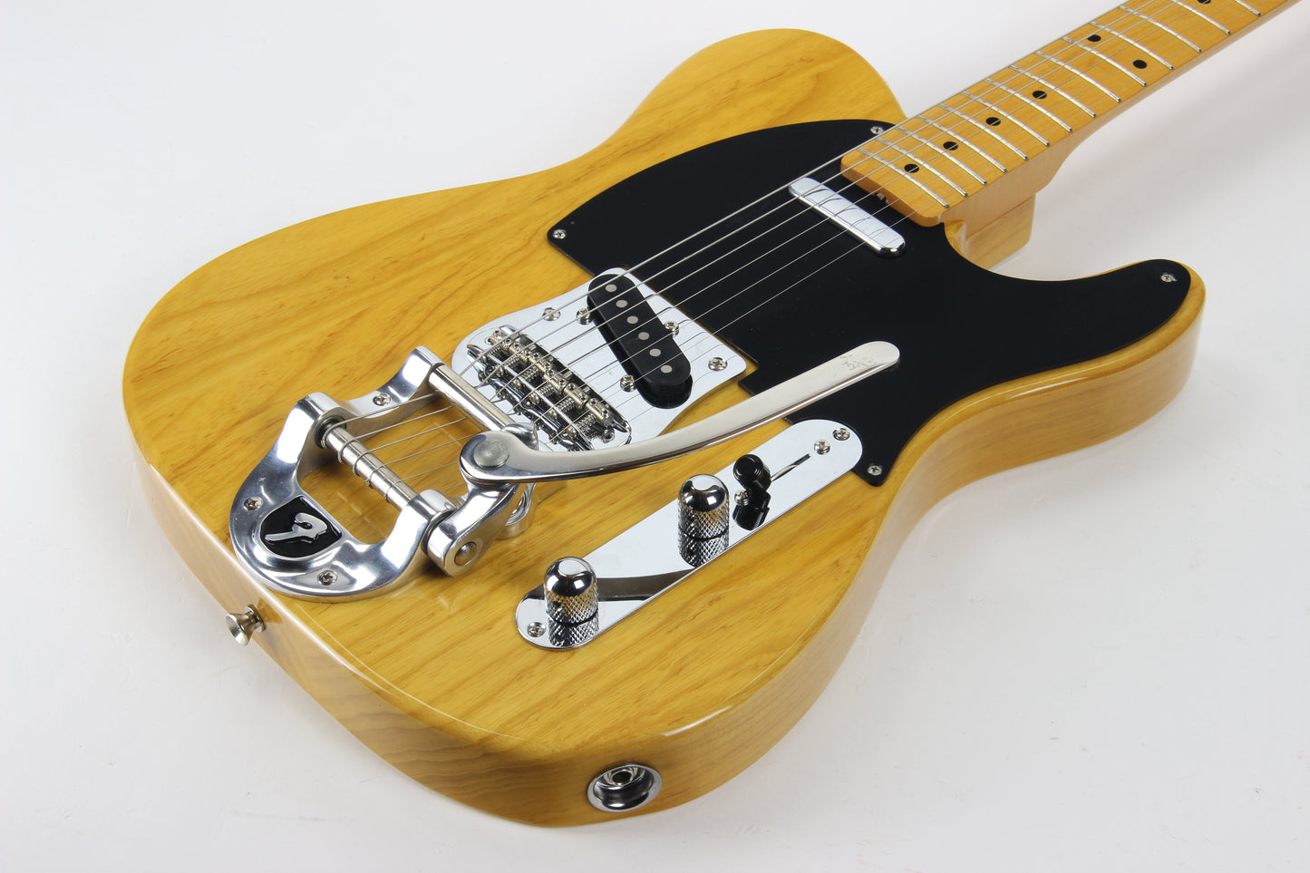 2004 Fender Japan '52 BIGSBY Telecaster 1952 Tele CIJ MIJ TL52 - Natural Ash Blackguard!