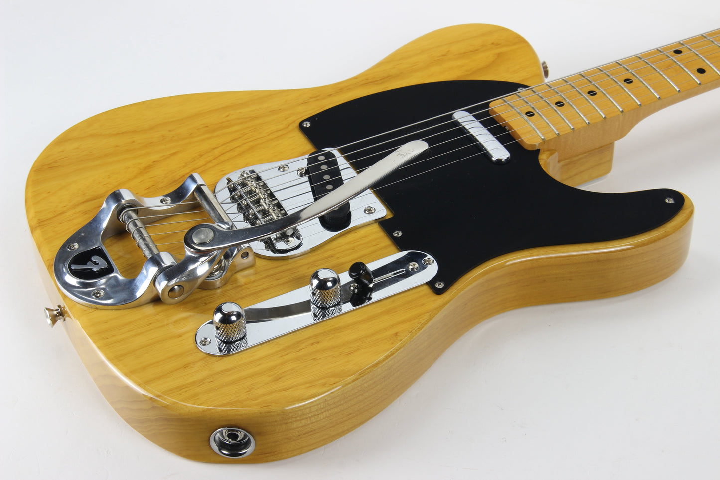 2004 Fender Japan '52 BIGSBY Telecaster 1952 Tele CIJ MIJ TL52 - Natural Ash Blackguard!