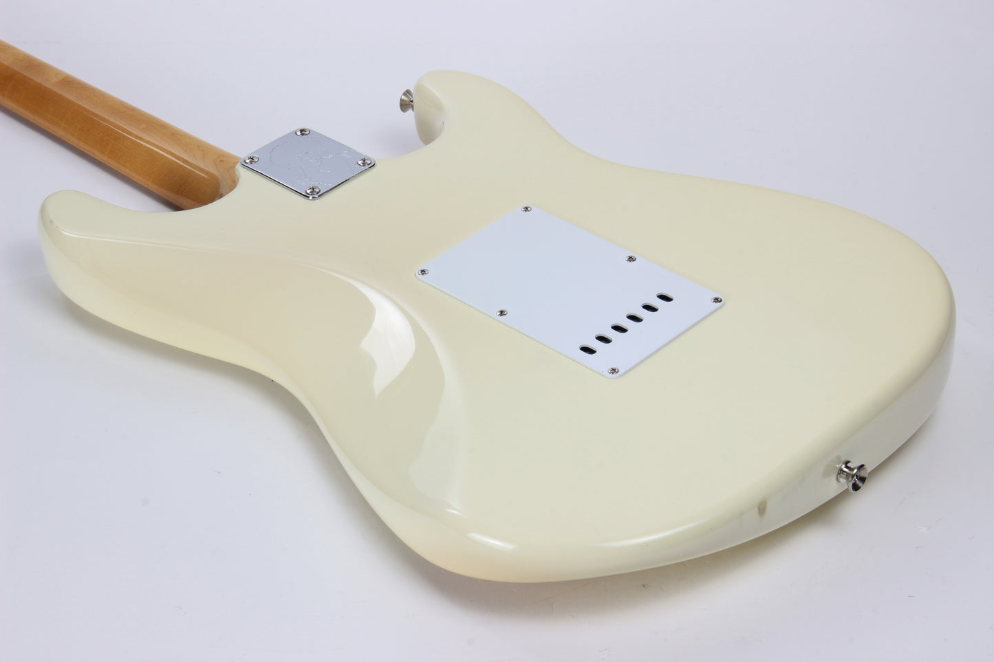 1997 Fender USA Jimi Hendrix Tribute '68 Stratocaster Artist Strat Olympic White American - Reverse, Maple CAP!