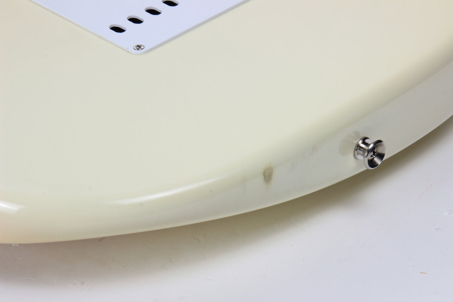 1997 Fender USA Jimi Hendrix Tribute '68 Stratocaster Artist Strat Olympic White American - Reverse, Maple CAP!
