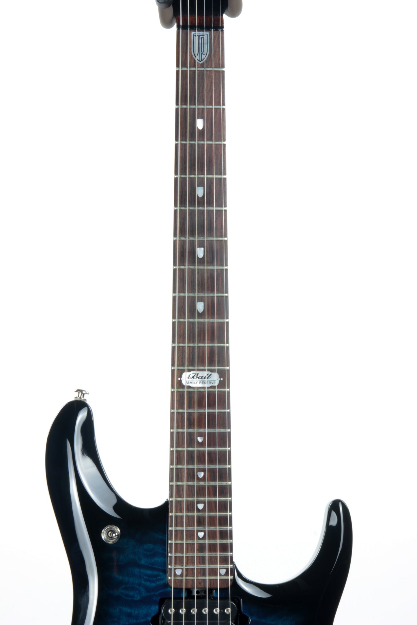 2011 Music Man BFR John Petrucci JP6 Ernie Ball Family Reserve QUILT Bahama Blue Burst Piezo