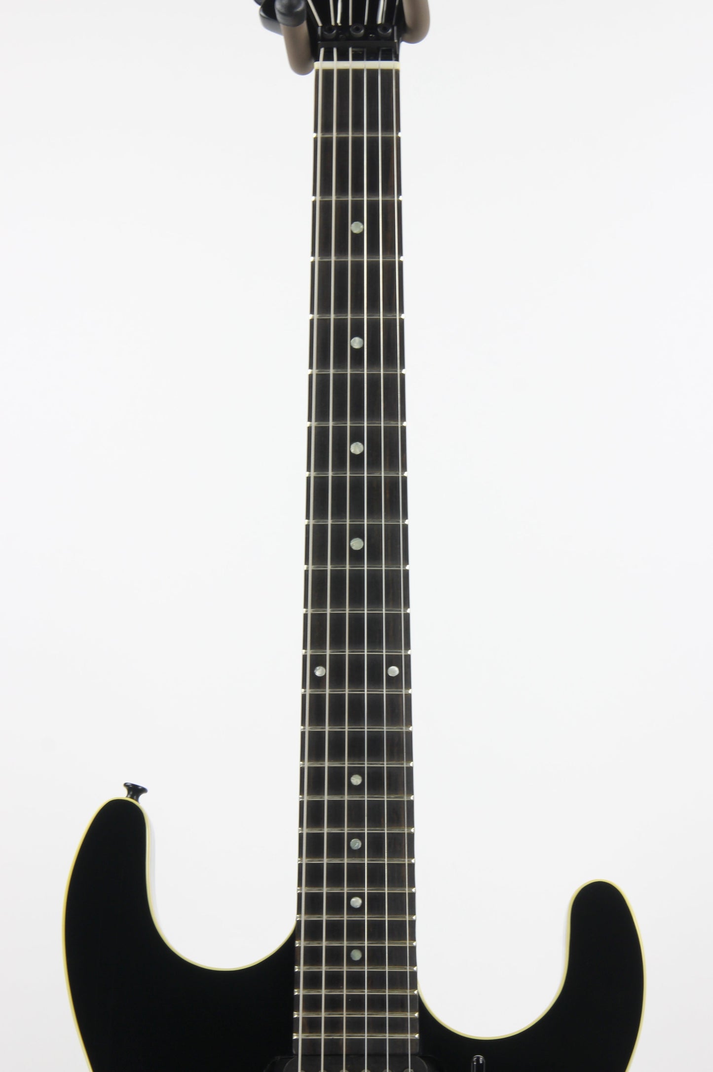 RARE 1987 Gibson U2 Floyd Rose Flying V Raised Logo US-1 - Black Neck-Through Super Strat
