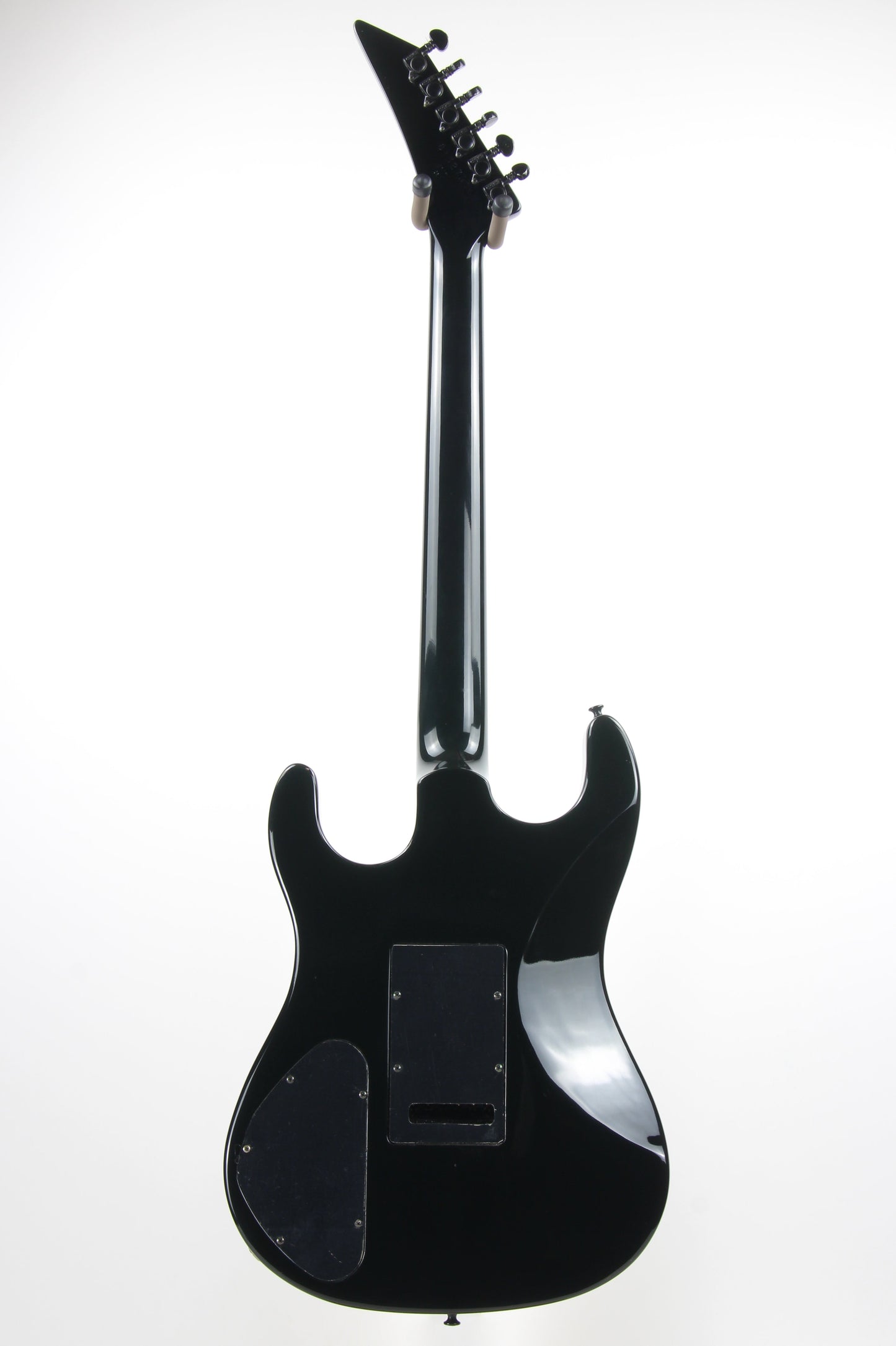 RARE 1987 Gibson U2 Floyd Rose Flying V Raised Logo US-1 - Black Neck-Through Super Strat