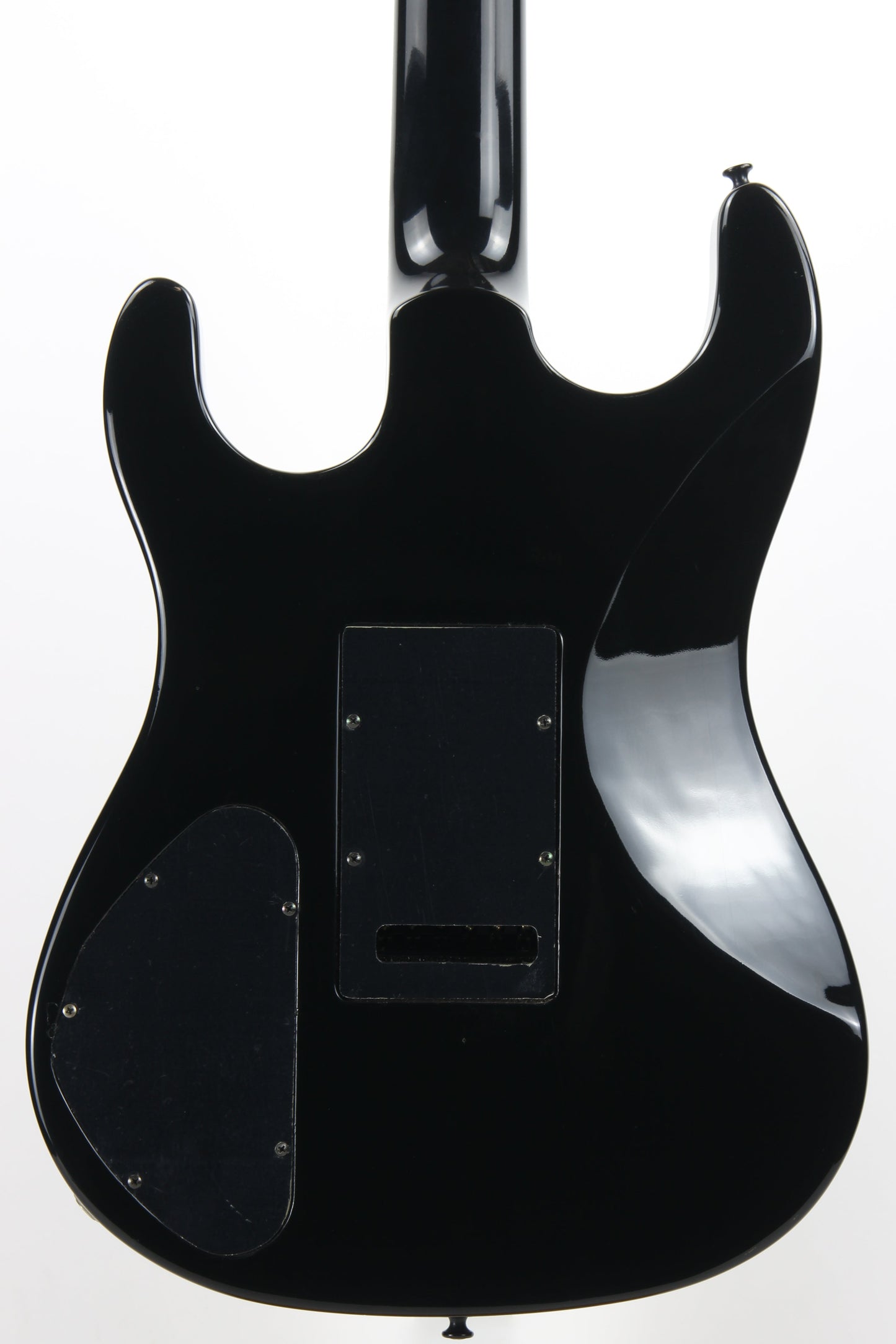 RARE 1987 Gibson U2 Floyd Rose Flying V Raised Logo US-1 - Black Neck-Through Super Strat