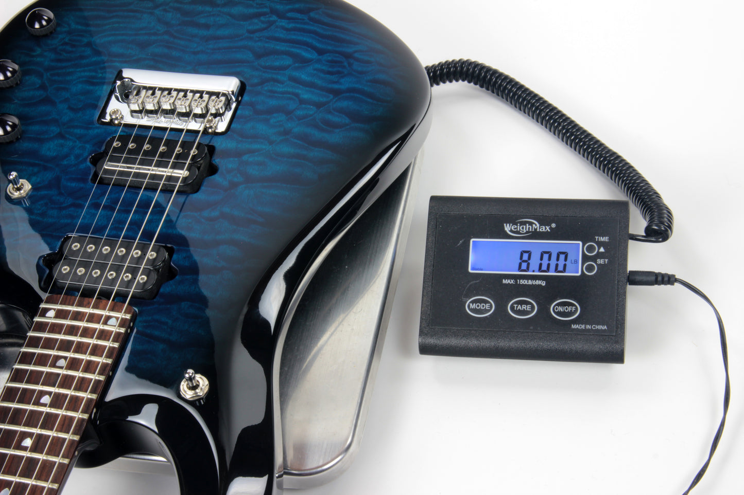 2011 Music Man BFR John Petrucci JP6 Ernie Ball Family Reserve QUILT Bahama Blue Burst Piezo