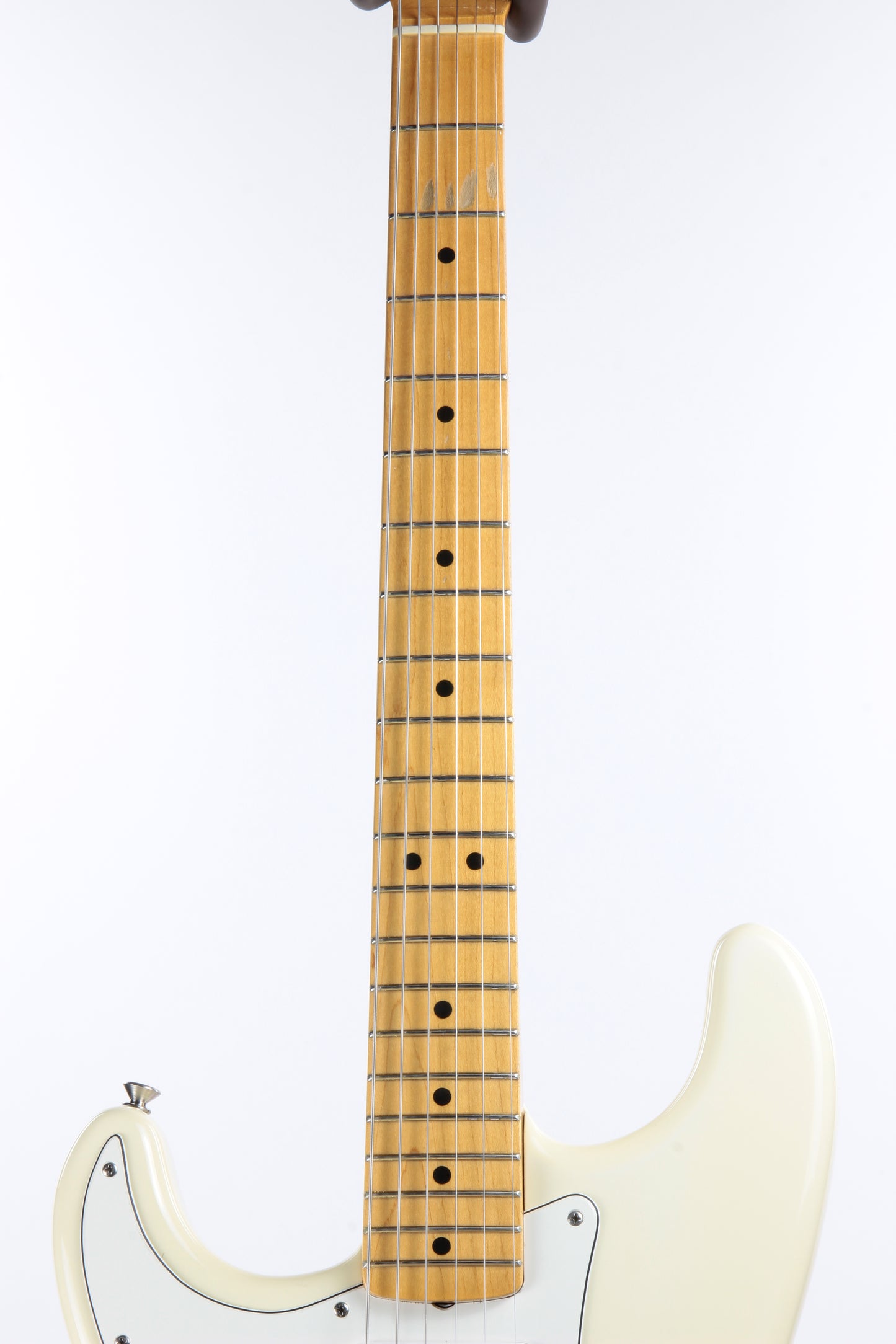 1997 Fender USA Jimi Hendrix Tribute '68 Stratocaster Artist Strat Olympic White American - Reverse, Maple CAP!