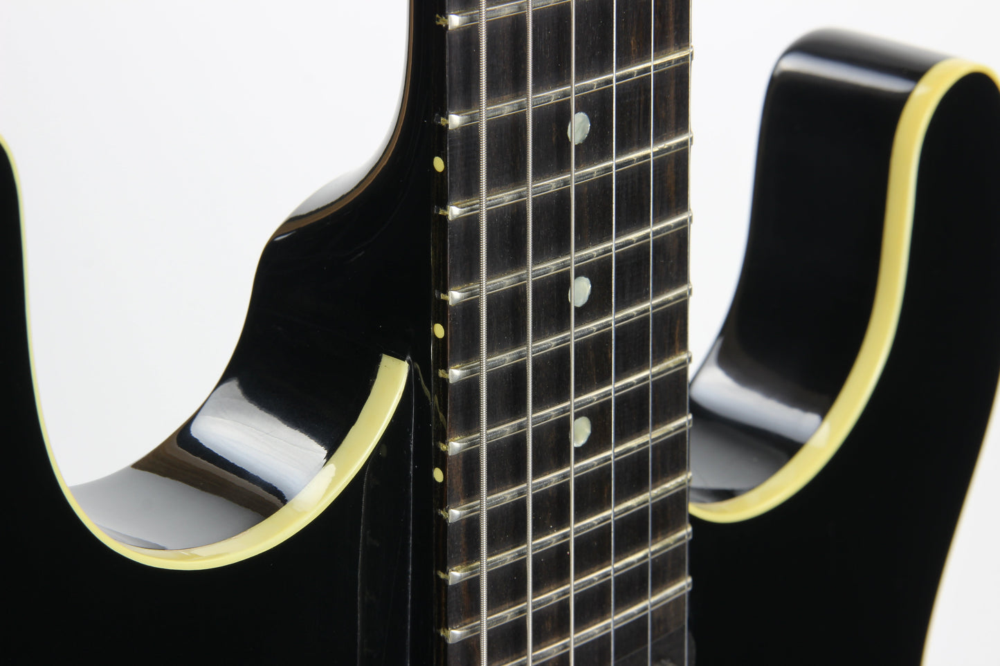 RARE 1987 Gibson U2 Floyd Rose Flying V Raised Logo US-1 - Black Neck-Through Super Strat