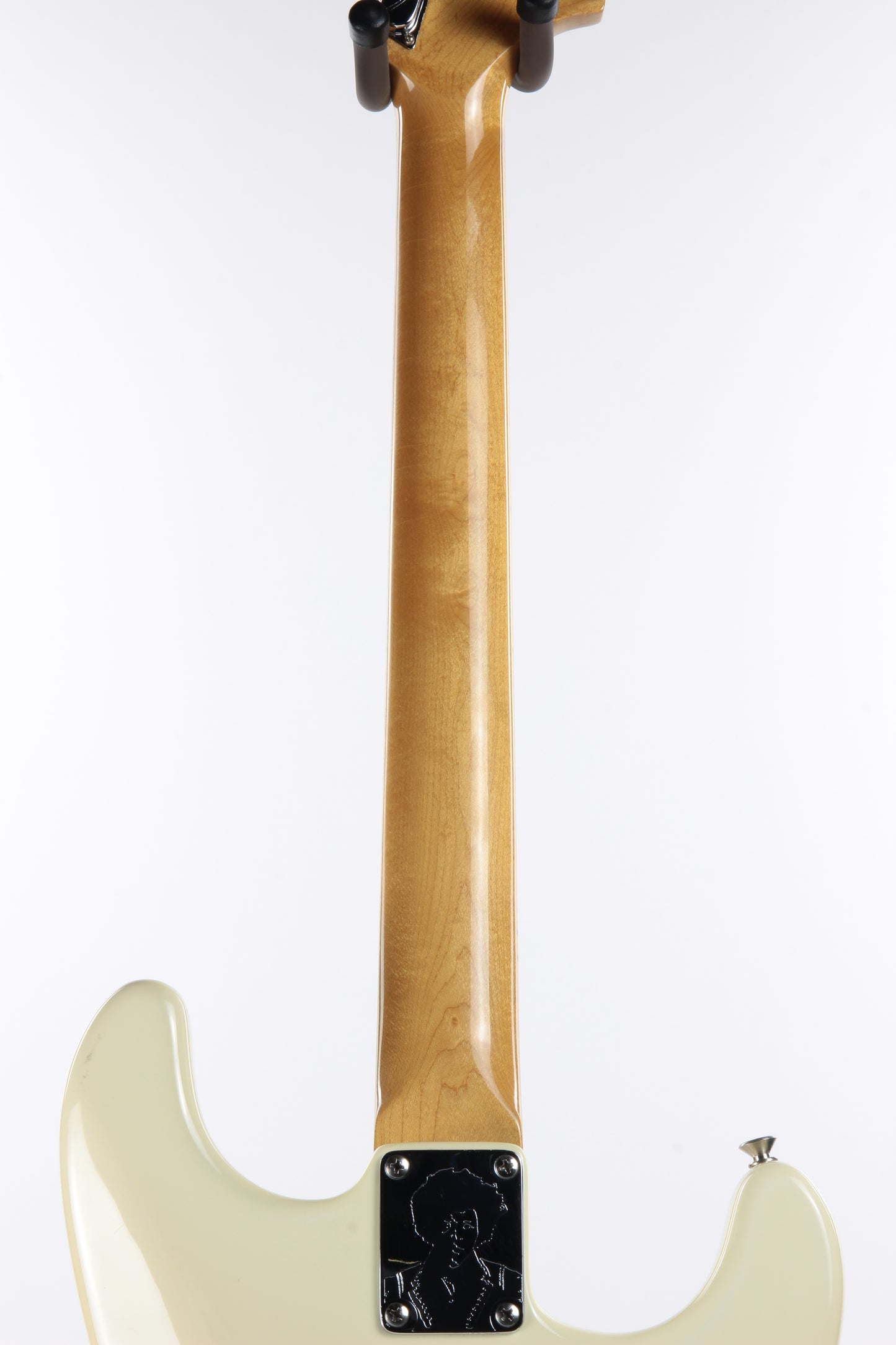1997 Fender USA Jimi Hendrix Tribute '68 Stratocaster Artist Strat Olympic White American - Reverse, Maple CAP!