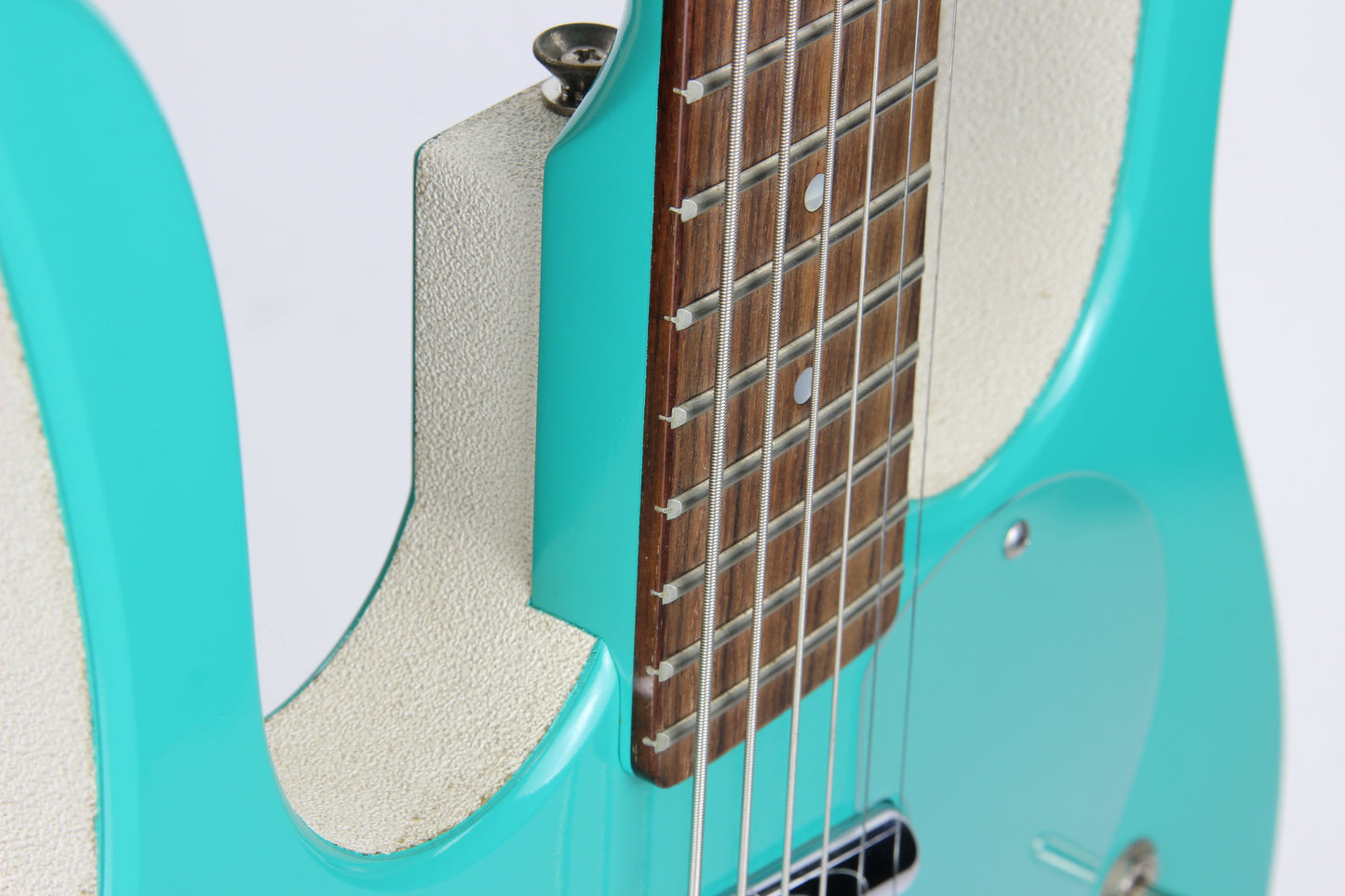 1995 Jerry Jones Neptune Longhorn Baritone Bass VI 6-String Guitar - SEA FOAM GREEN!