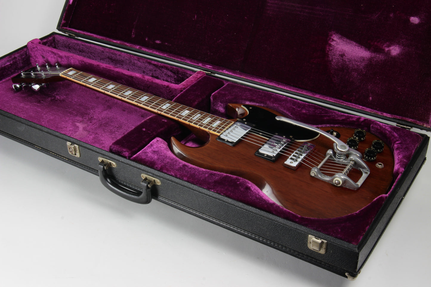 1973 Gibson SG Standard Factory Bigsby Cherry - All-Original w/ OHSC! NO BREAKS! 1970's Deluxe