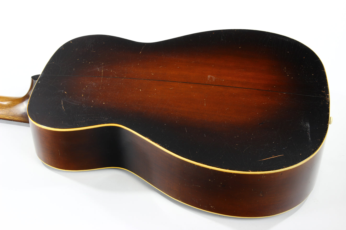 1934 Bacon & Day Senorita Flat Top Acoustic -- Sunburst, RARE 1930's Guitar, w Original Case! martin, gibson alternative