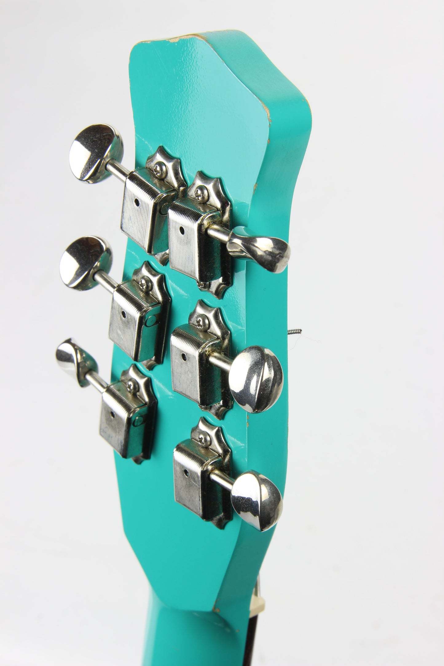 1995 Jerry Jones Neptune Longhorn Baritone Bass VI 6-String Guitar - SEA FOAM GREEN!