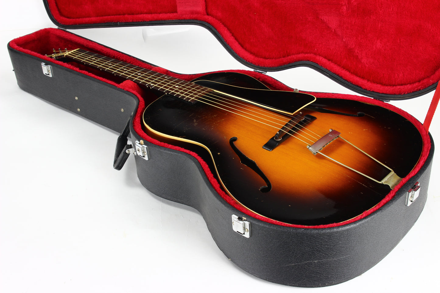 1937 Gibson L-37 Sunburst Maple Flatback - Pearl Logo, Bound Pickguard!