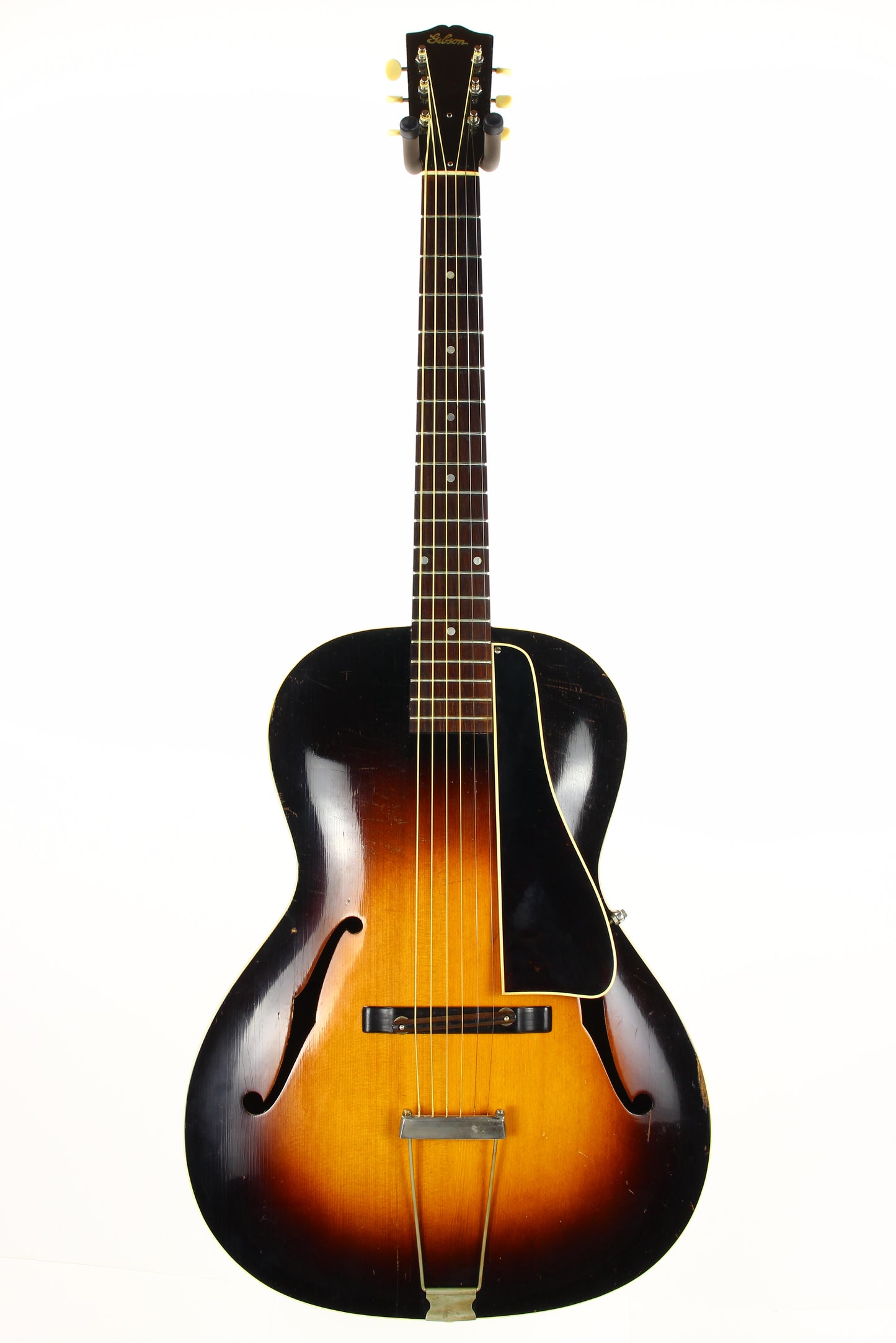 1937 Gibson L-37 Sunburst Maple Flatback - Pearl Logo, Bound Pickguard!