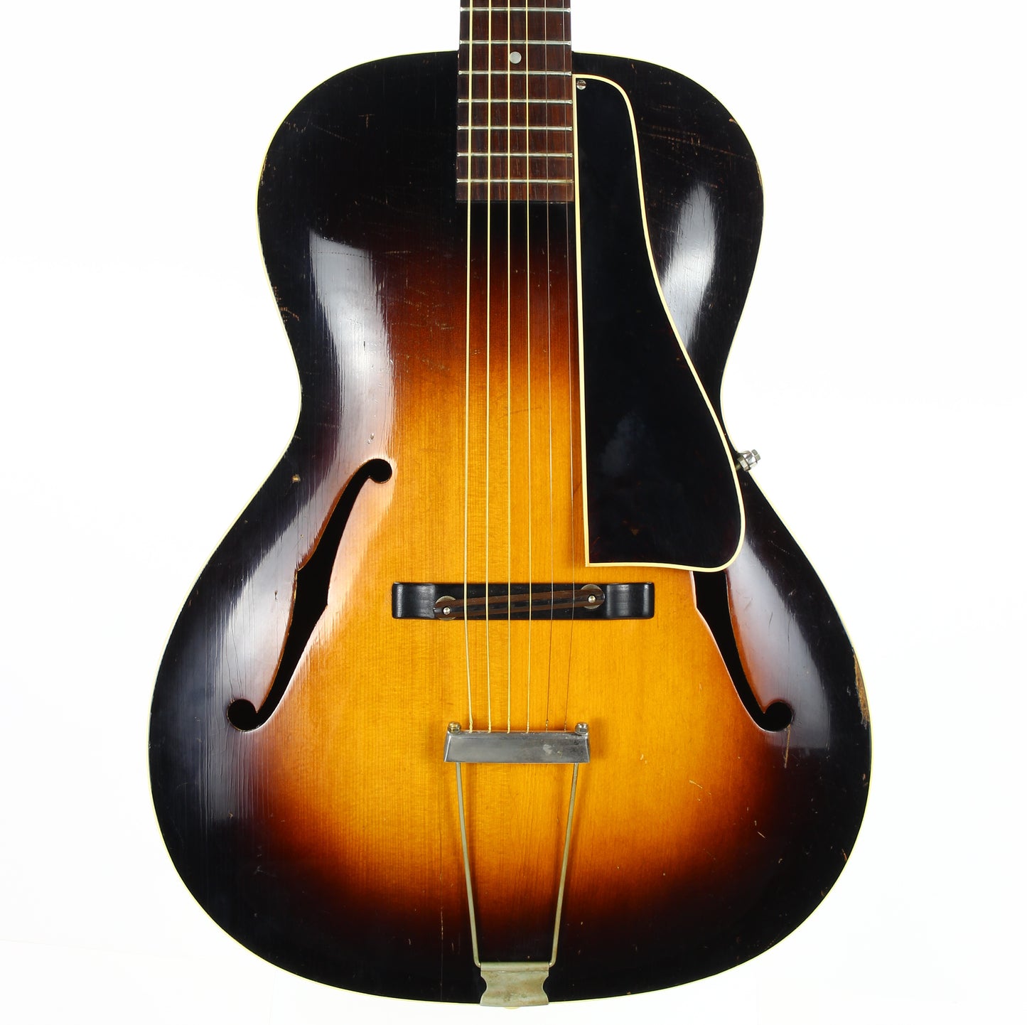 1937 Gibson L-37 Sunburst Maple Flatback - Pearl Logo, Bound Pickguard!
