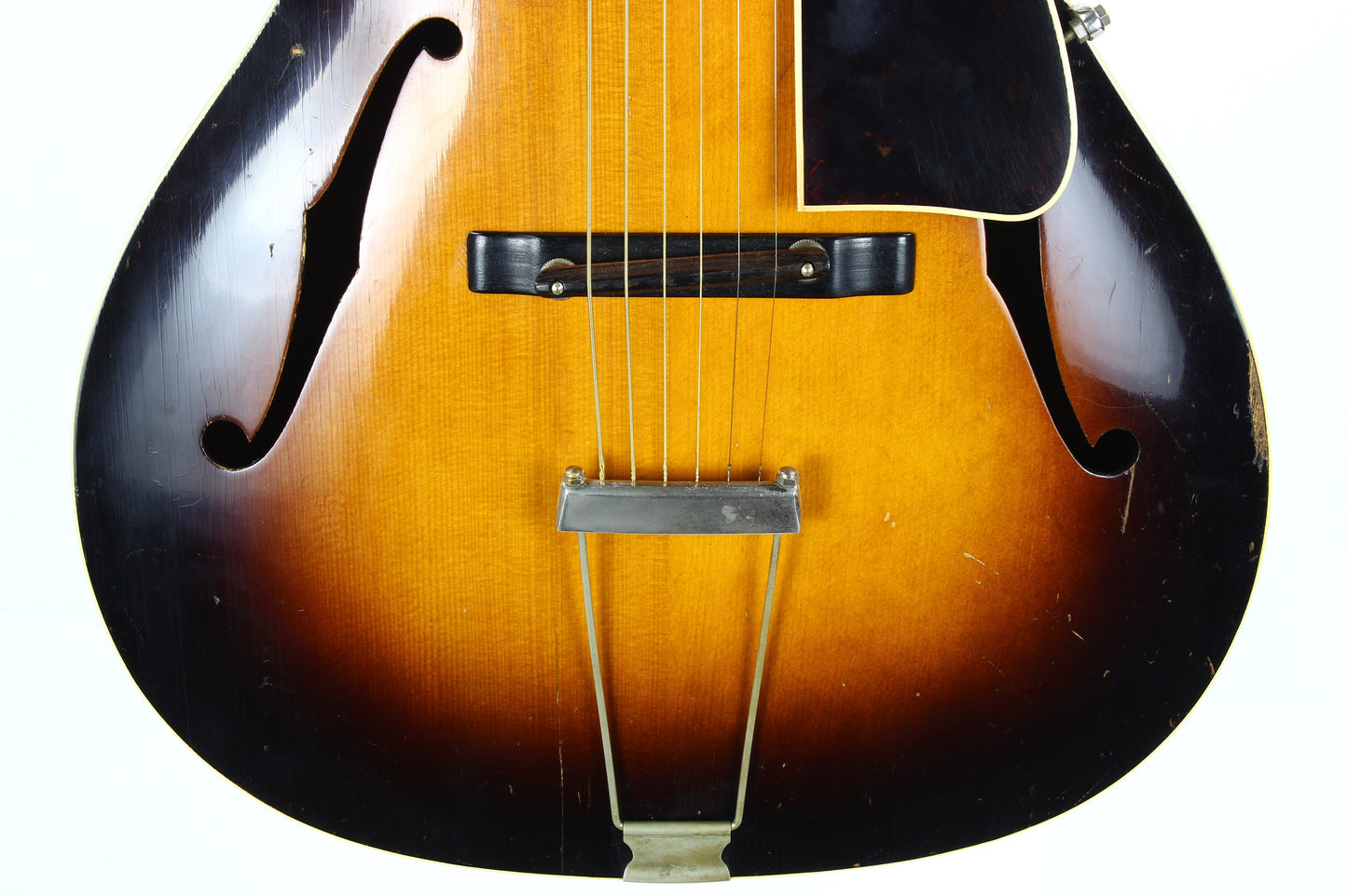 1937 Gibson L-37 Sunburst Maple Flatback - Pearl Logo, Bound Pickguard!