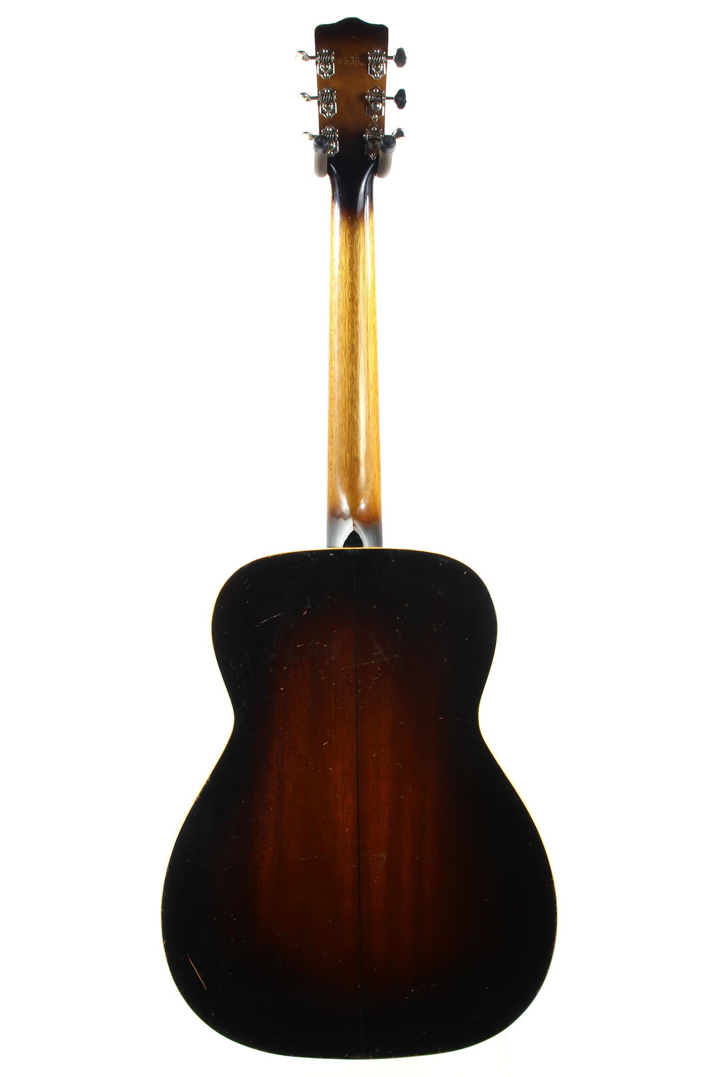 1934 Bacon & Day Senorita Flat Top Acoustic -- Sunburst, RARE 1930's Guitar, w Original Case! martin, gibson alternative