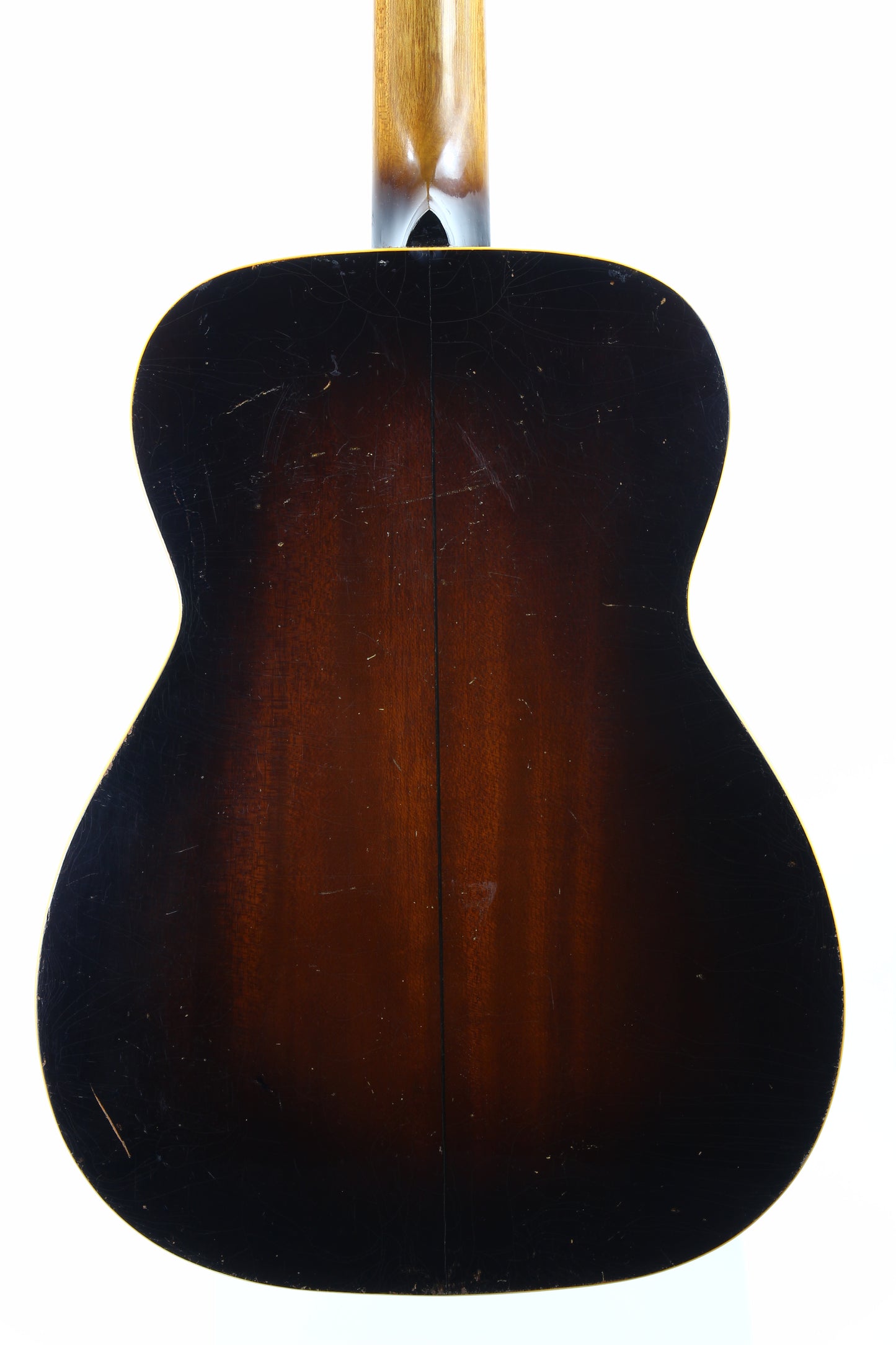 1934 Bacon & Day Senorita Flat Top Acoustic -- Sunburst, RARE 1930's Guitar, w Original Case! martin, gibson alternative