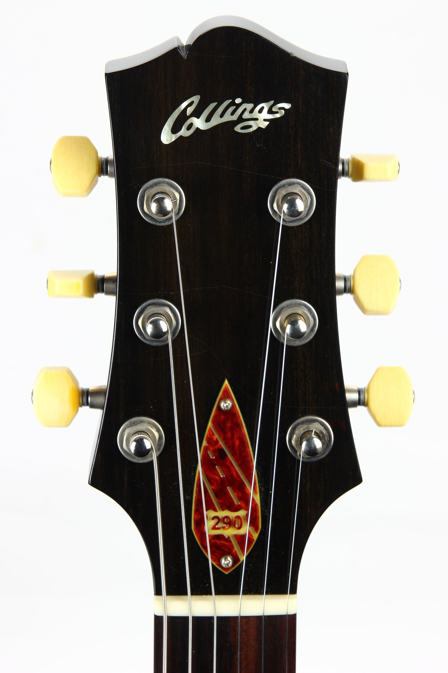 2022 Collings AGED 290 SC Single Cut - Throbak 52/54 P90's, Jet Black, Honduran Mahogany, LP Special
