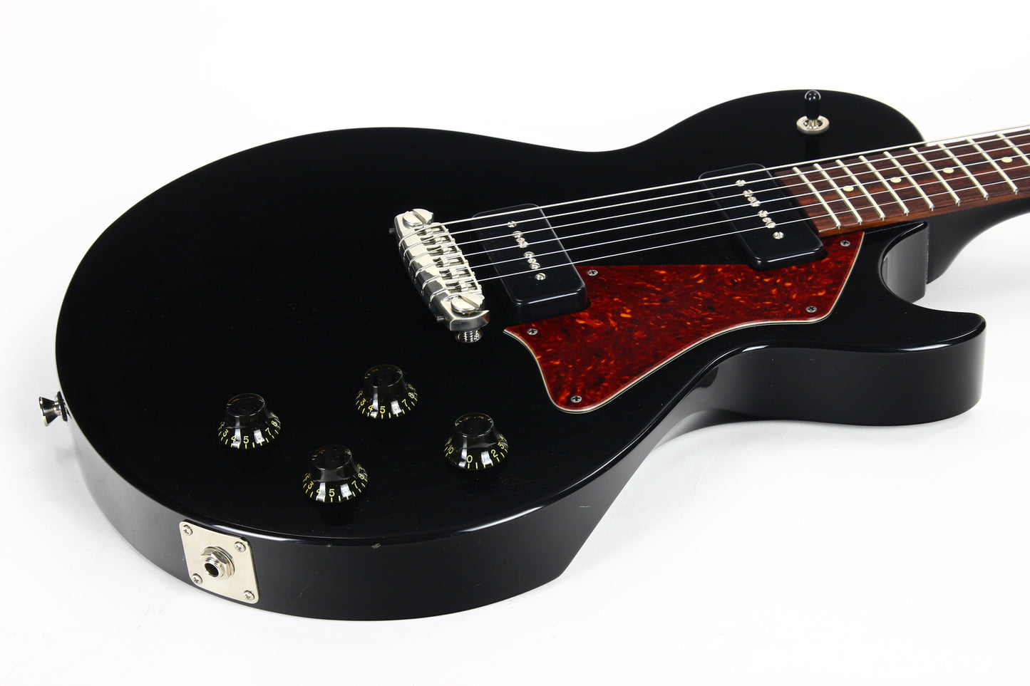 2022 Collings AGED 290 SC Single Cut - Throbak 52/54 P90's, Jet Black, Honduran Mahogany, LP Special