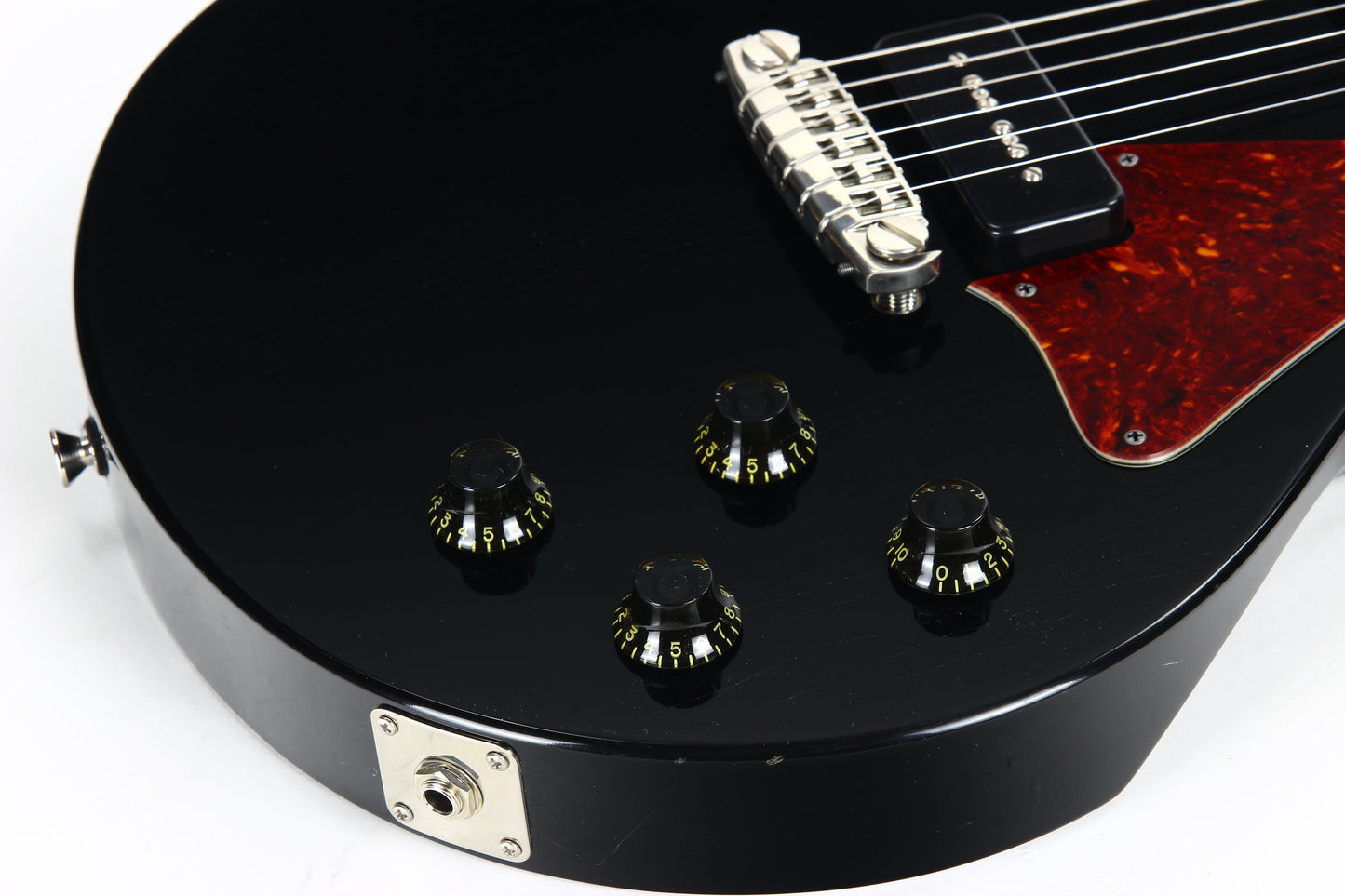 2022 Collings AGED 290 SC Single Cut - Throbak 52/54 P90's, Jet Black, Honduran Mahogany, LP Special